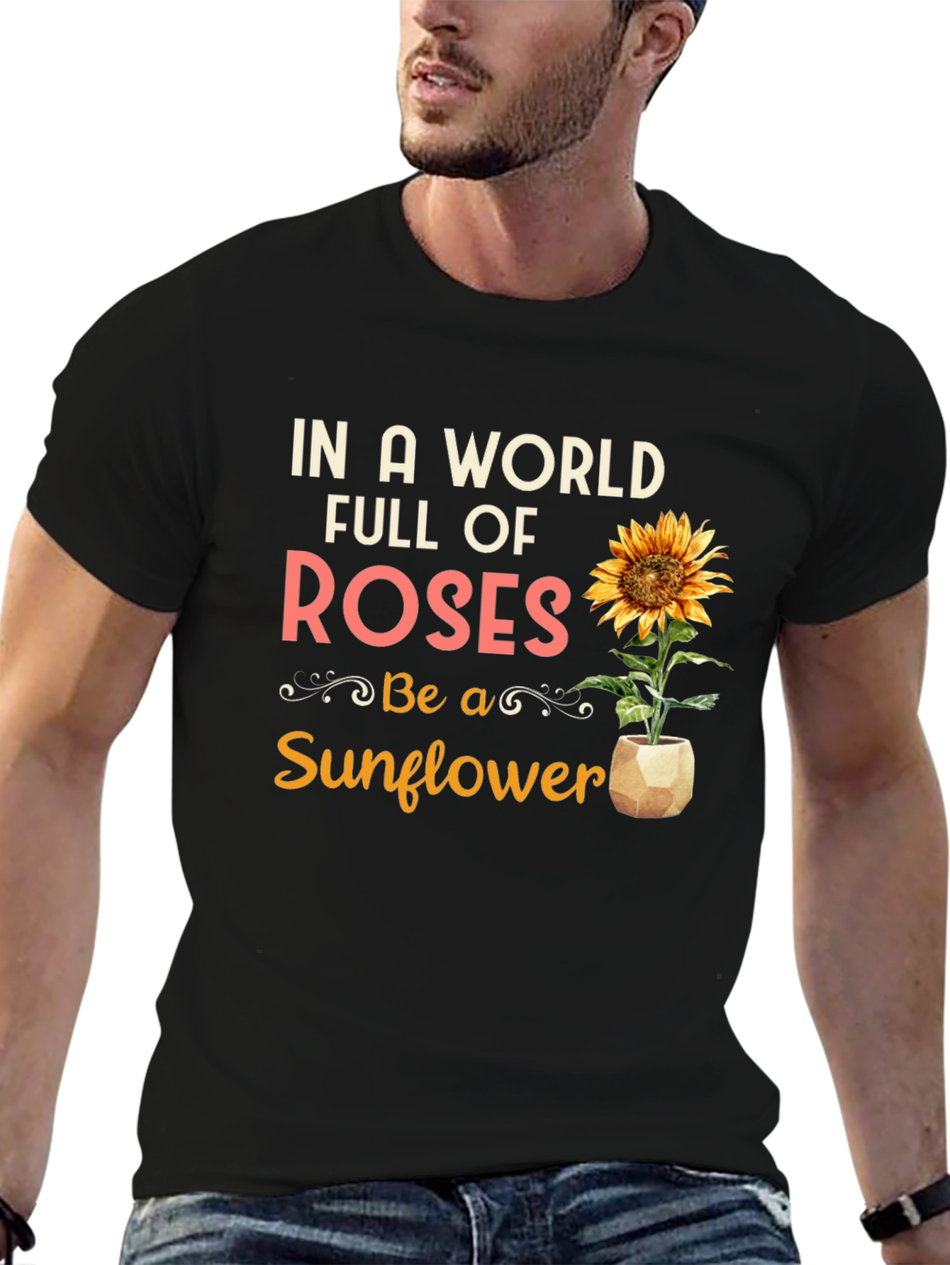 Be a Sunflower Graphic T-Shirt