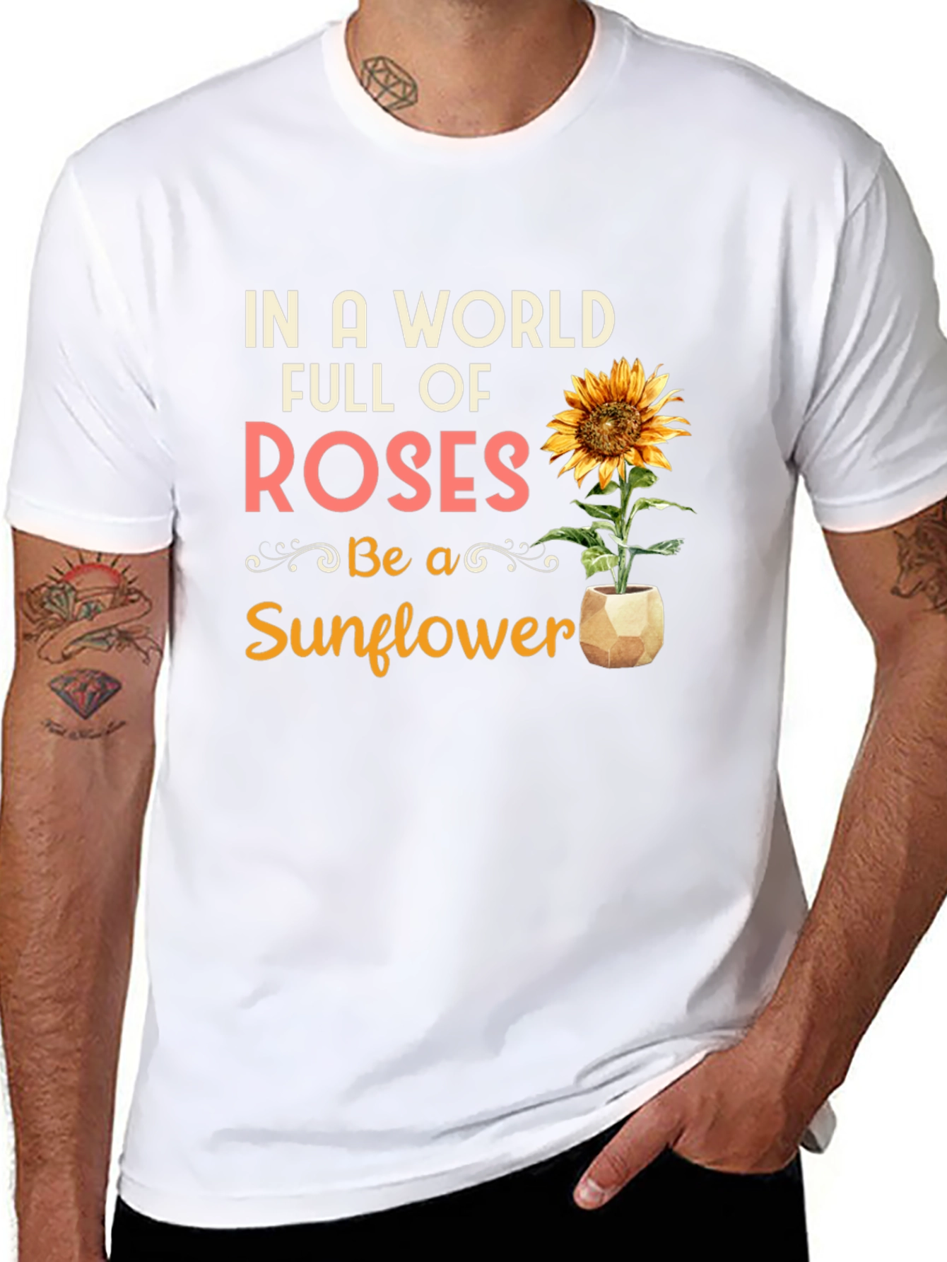 Be a Sunflower Graphic T-Shirt