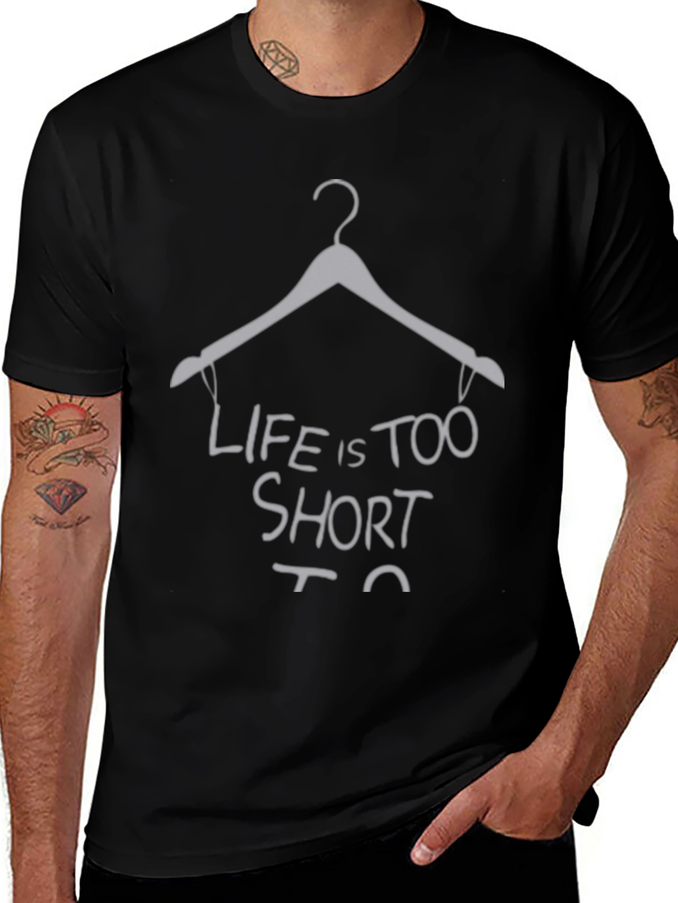 Life Is Too Short Hanger Graphic Tee