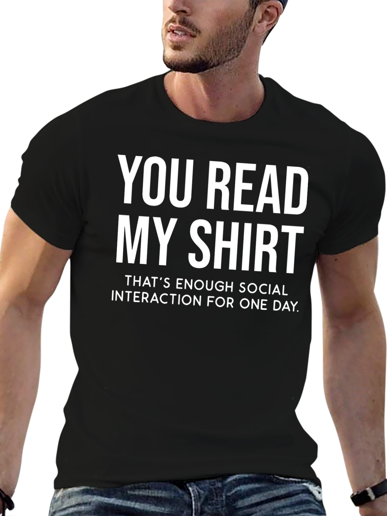 Funny Sarcastic Social Interaction T-Shirt