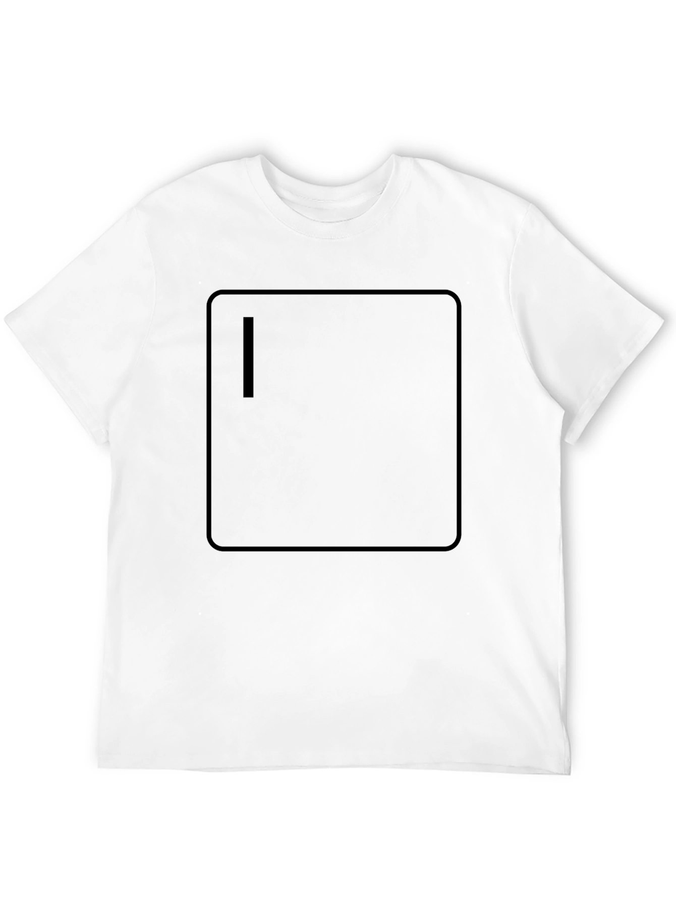 Modern Black Graphic Tee