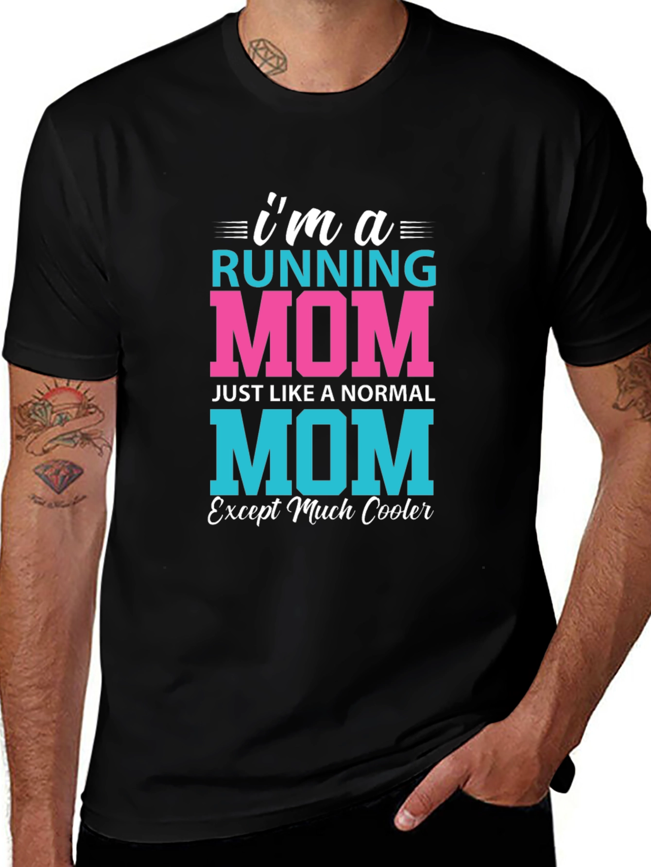 Running Mom T-Shirt - Cool Mom Edition