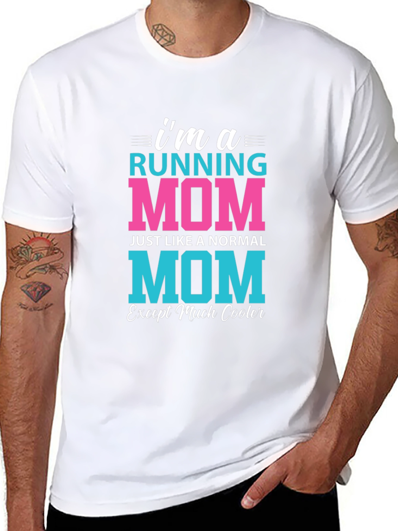 Running Mom T-Shirt - Cool Mom Edition