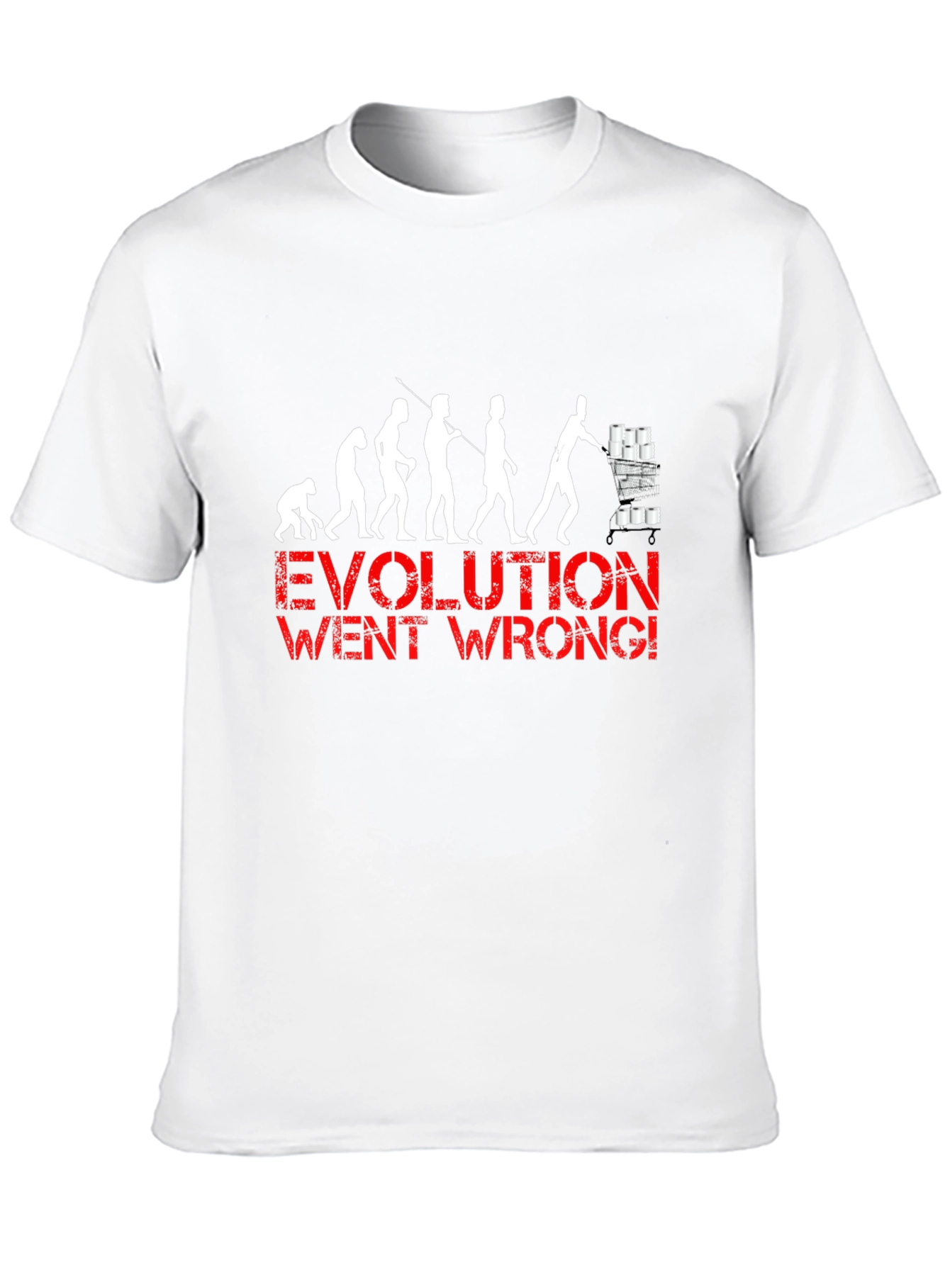 Evolution Went Wrong Funny T-Shirt