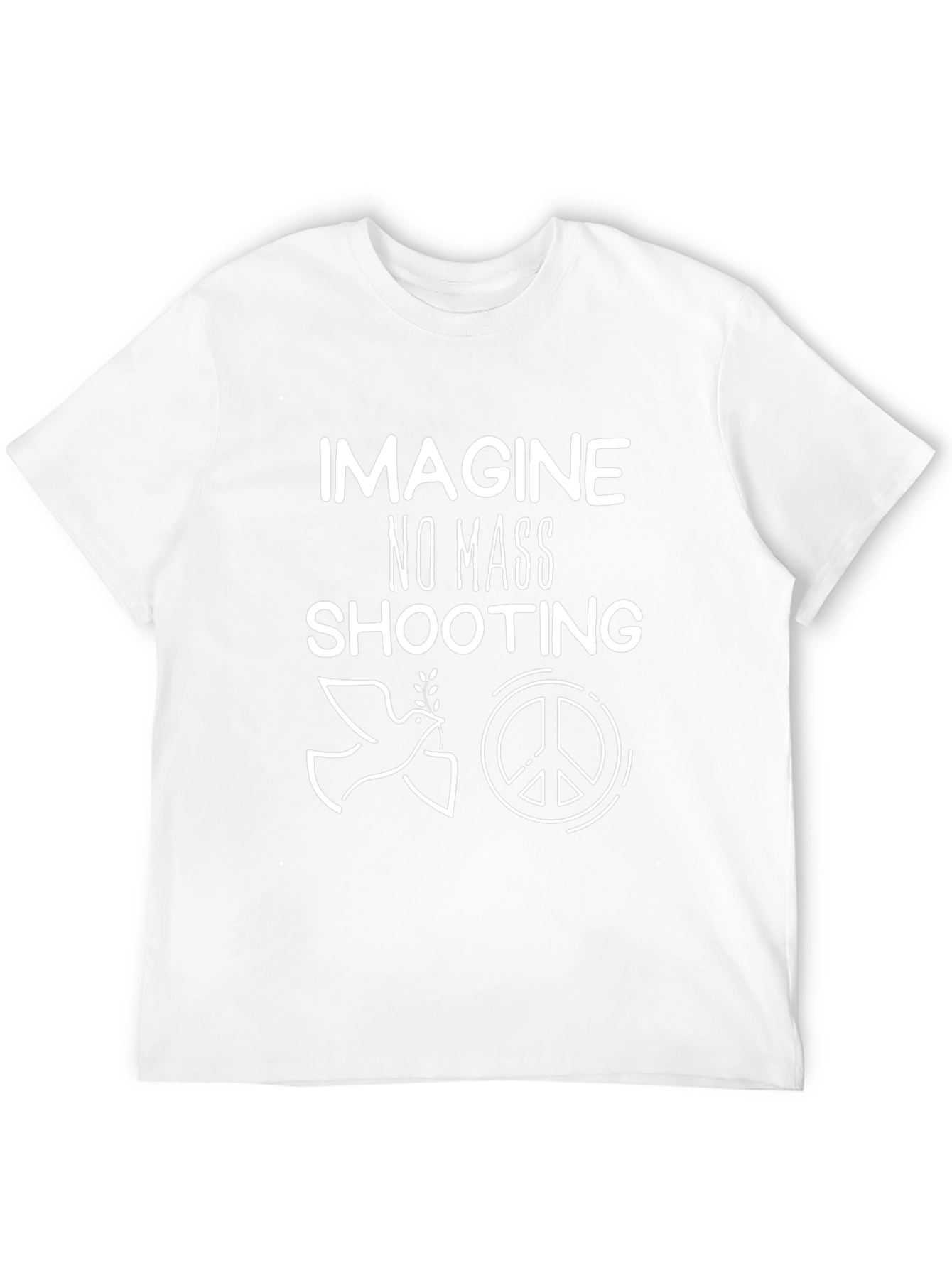Imagine No Mass Shooting Graphic Tee