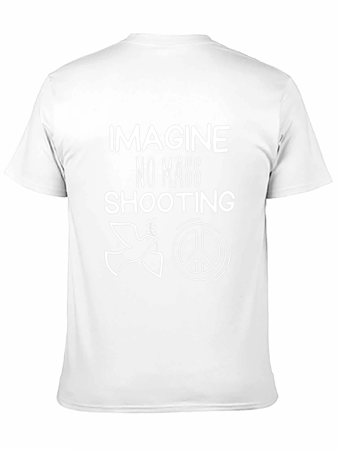 Imagine No Mass Shooting Graphic Tee
