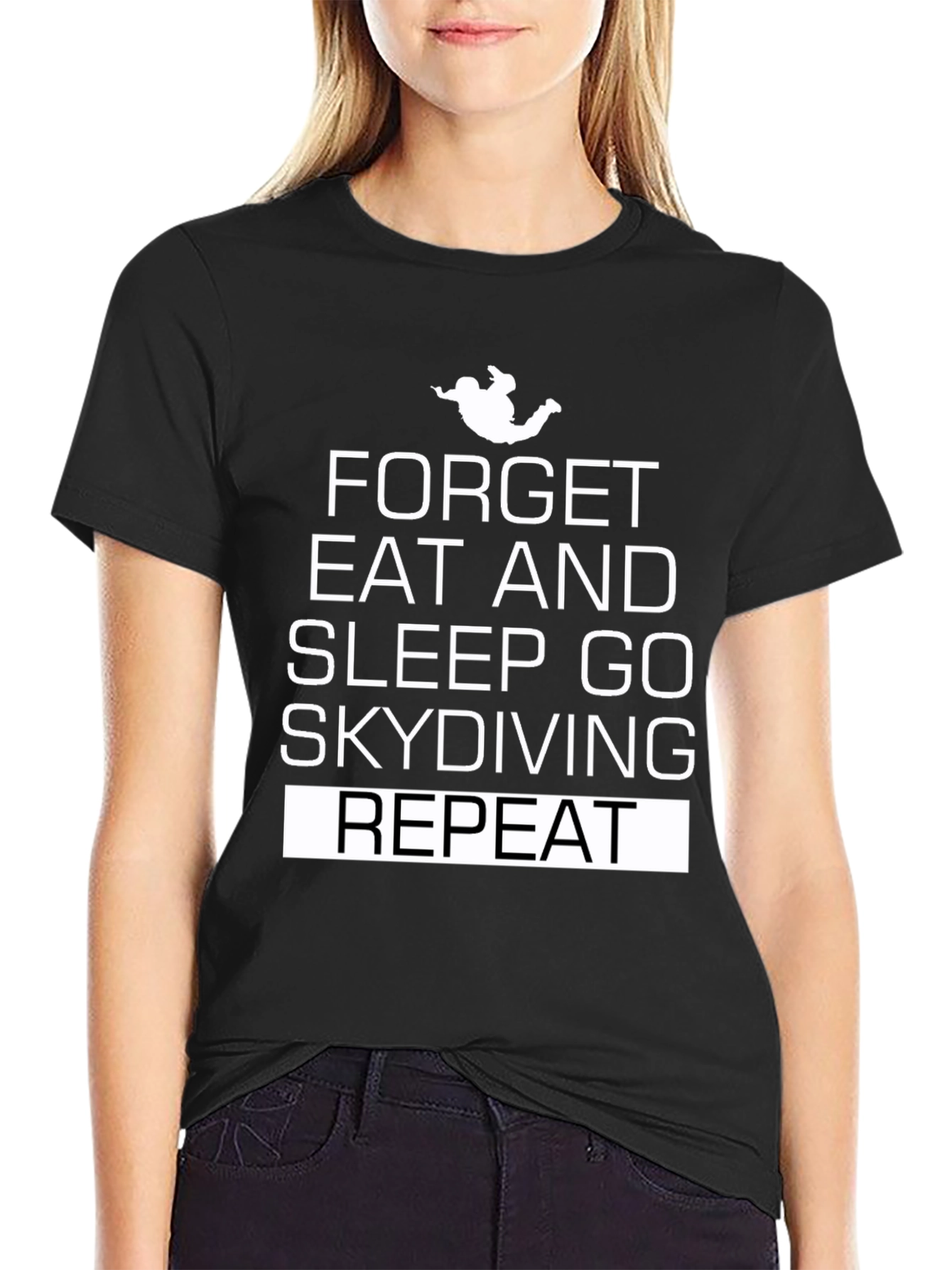 Skydiving T-Shirt - Forget Eat Sleep Go Skydiving