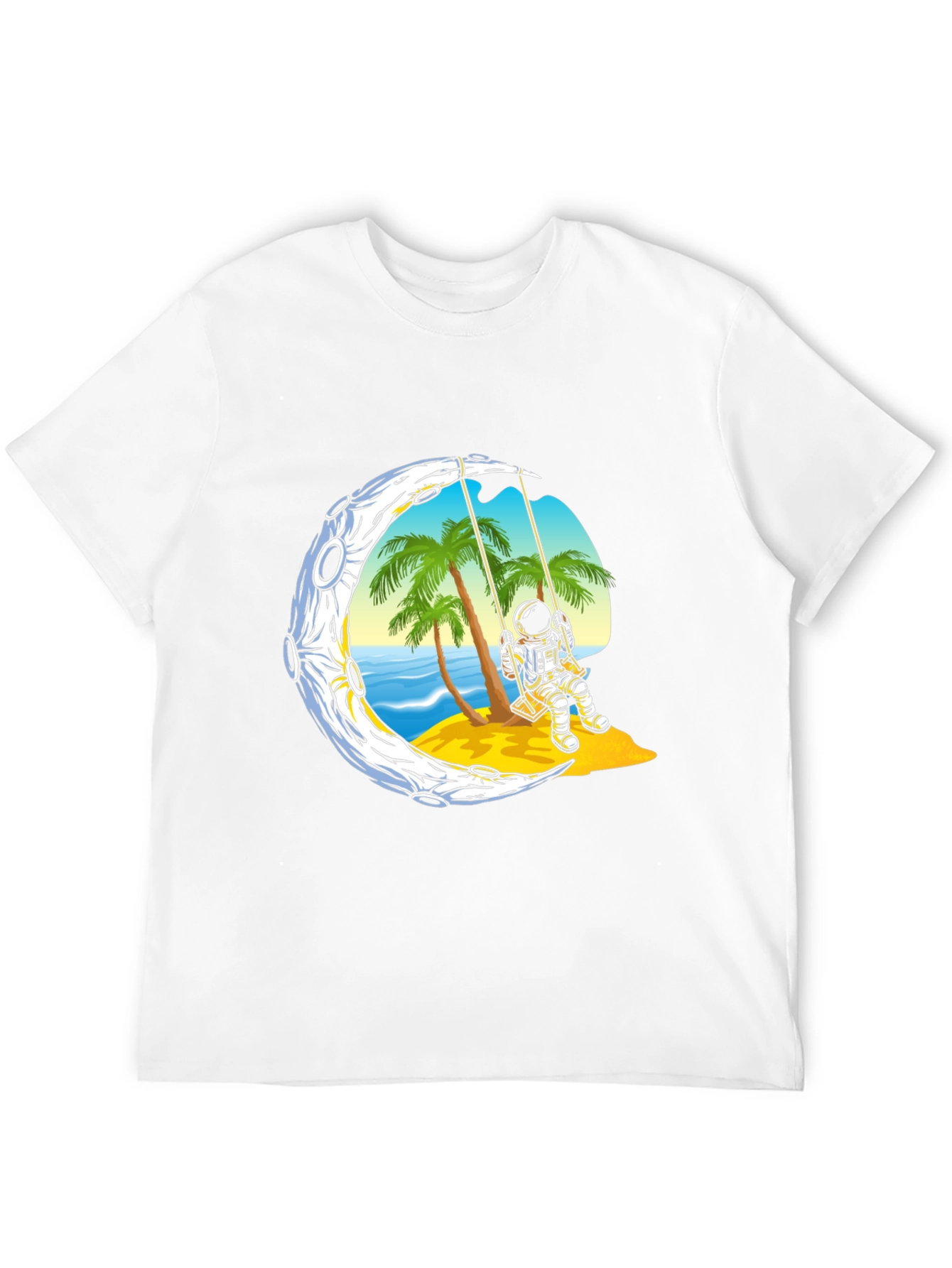 Astronaut Moon Swing Graphic Tee