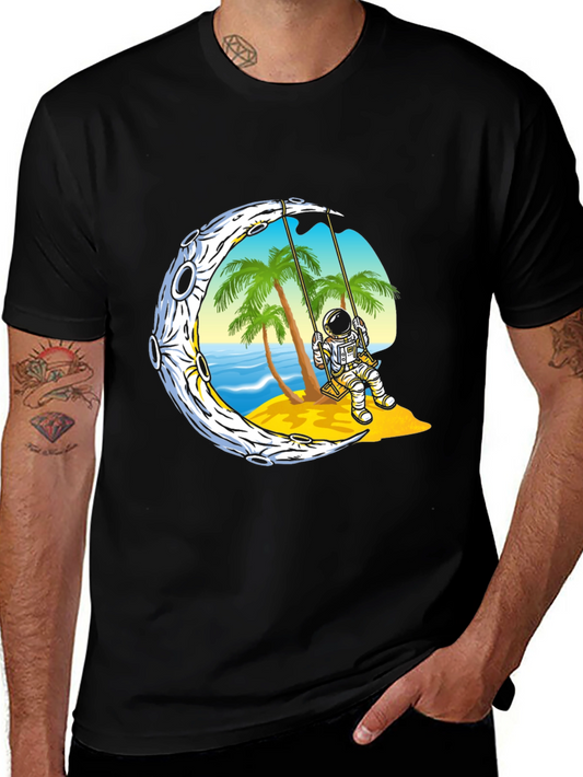 Astronaut Moon Swing Graphic Tee