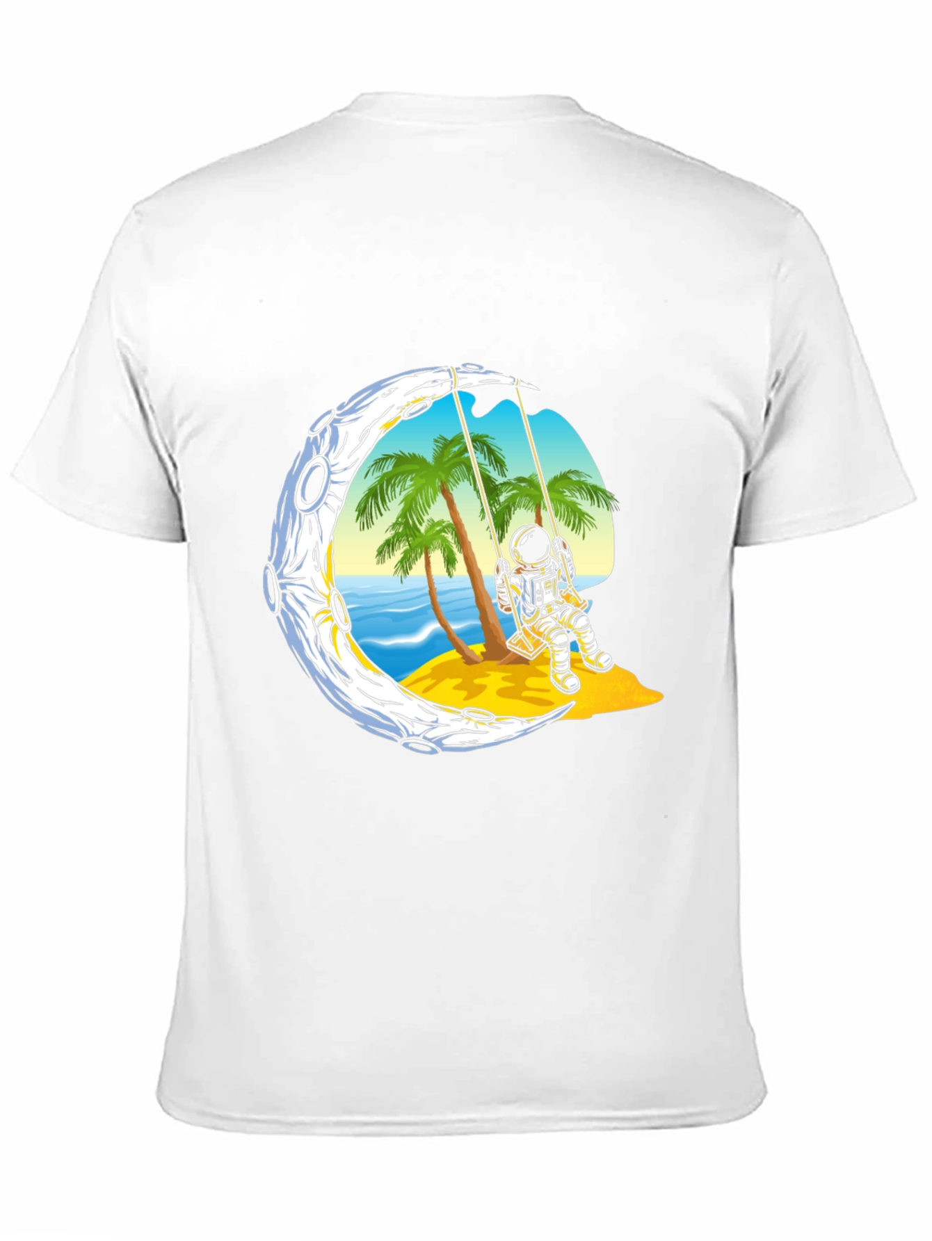 Astronaut Moon Swing Graphic Tee