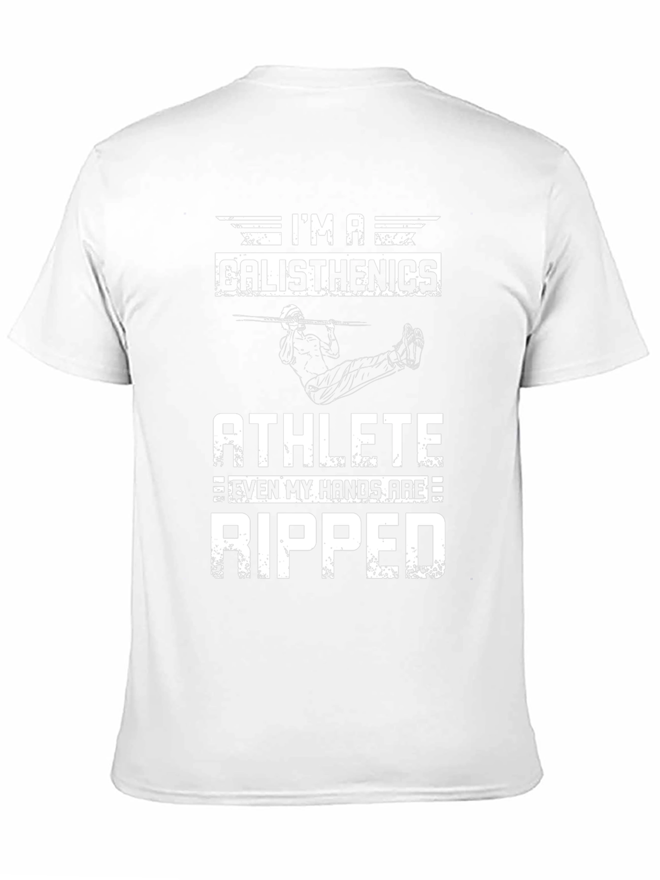 Calisthenics Athlete Ripped Hands Black Graphic T-Shirt
