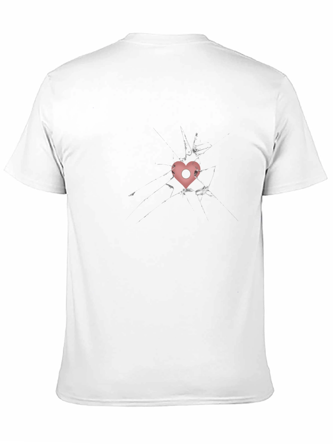 Shattered Heart Graphic Tee - Edgy Style