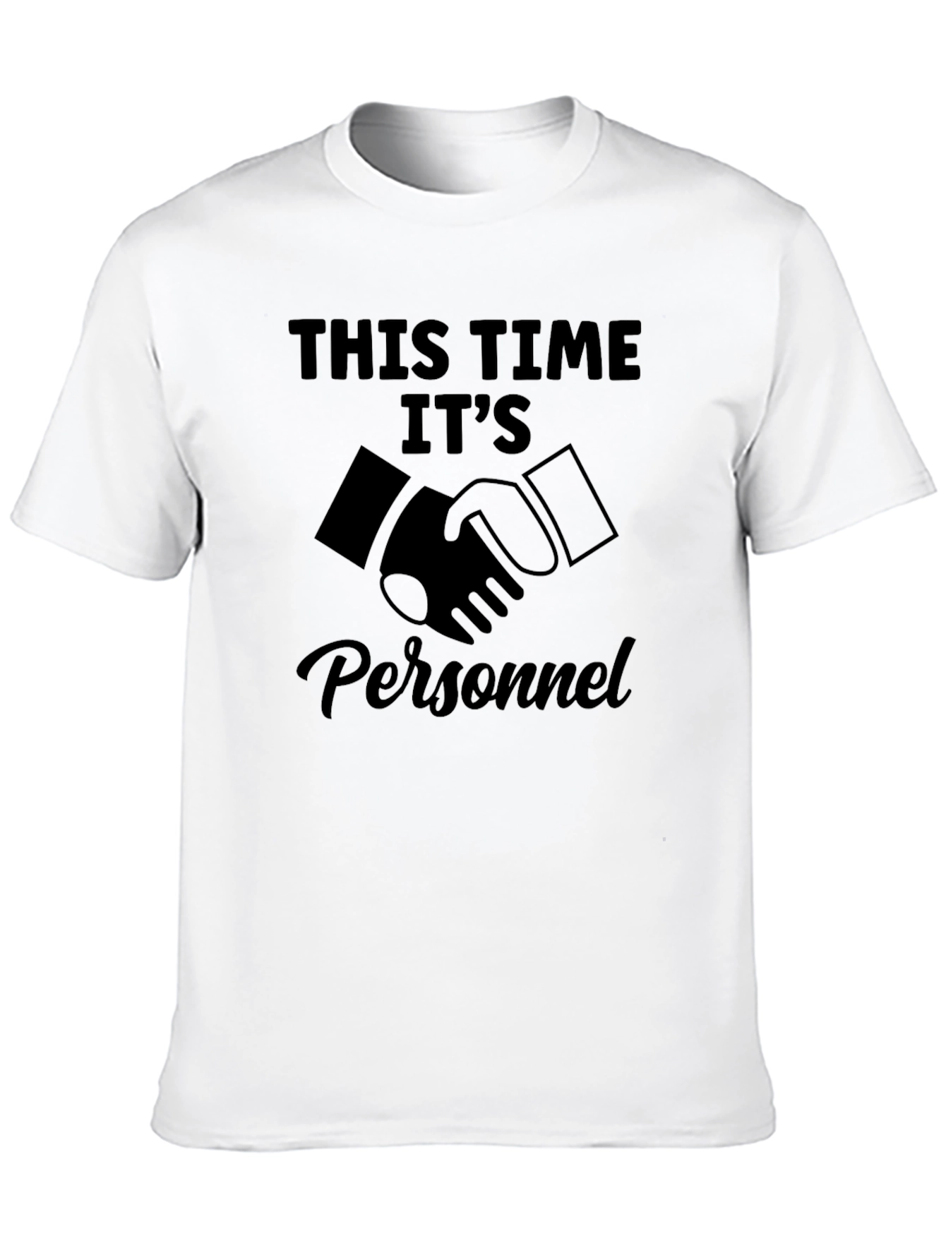 Personnel Handshake Graphic T-Shirt