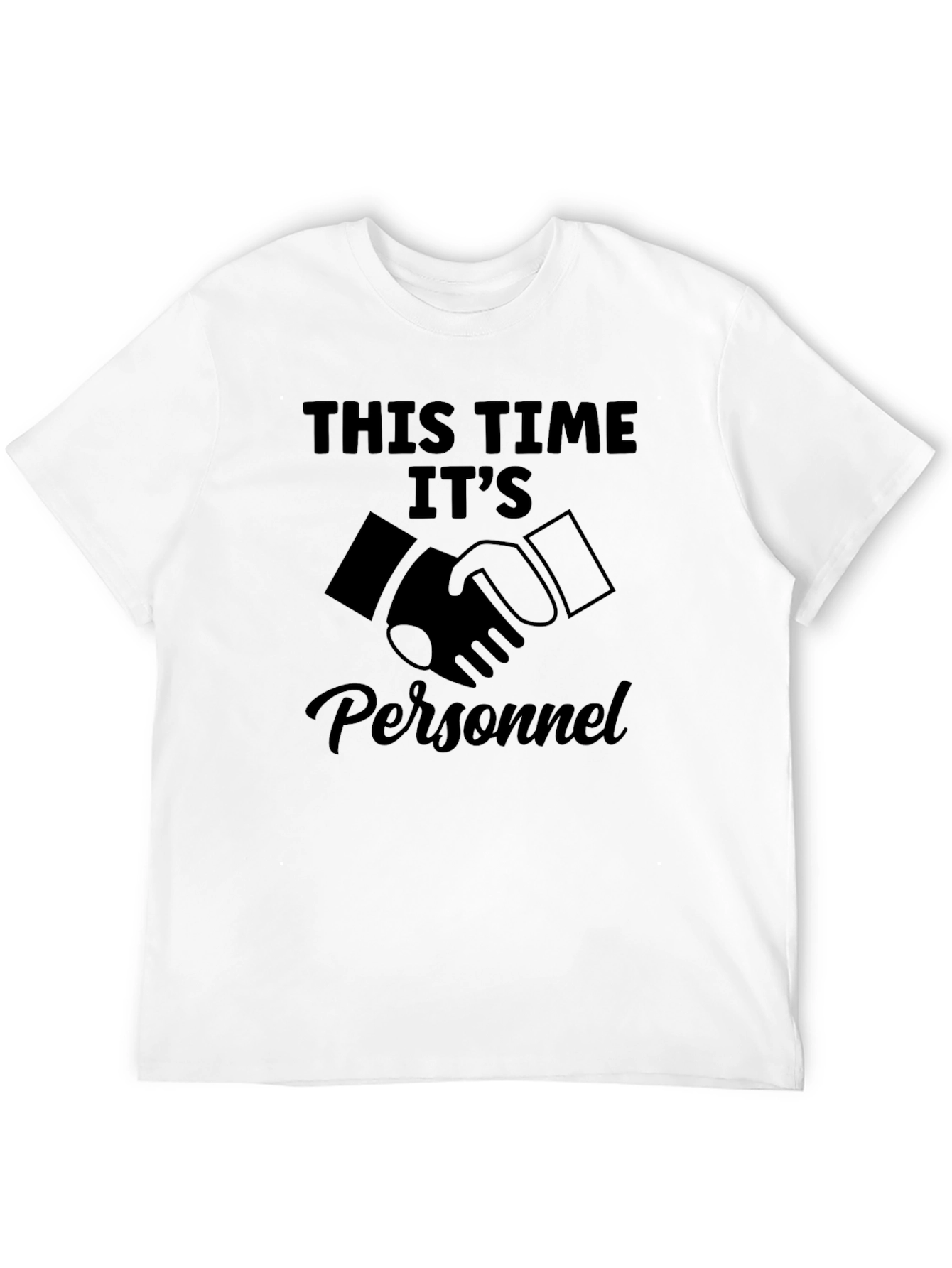 Personnel Handshake Graphic T-Shirt
