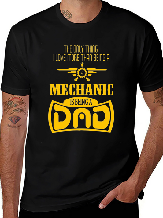 Mechanic Dad T-Shirt - Fathers Day Gift