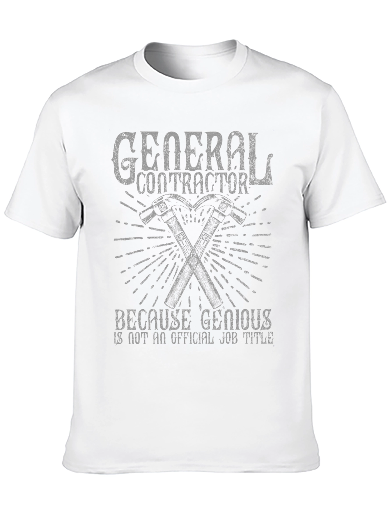 General Contractor T-Shirt - Genius Job Title Tee