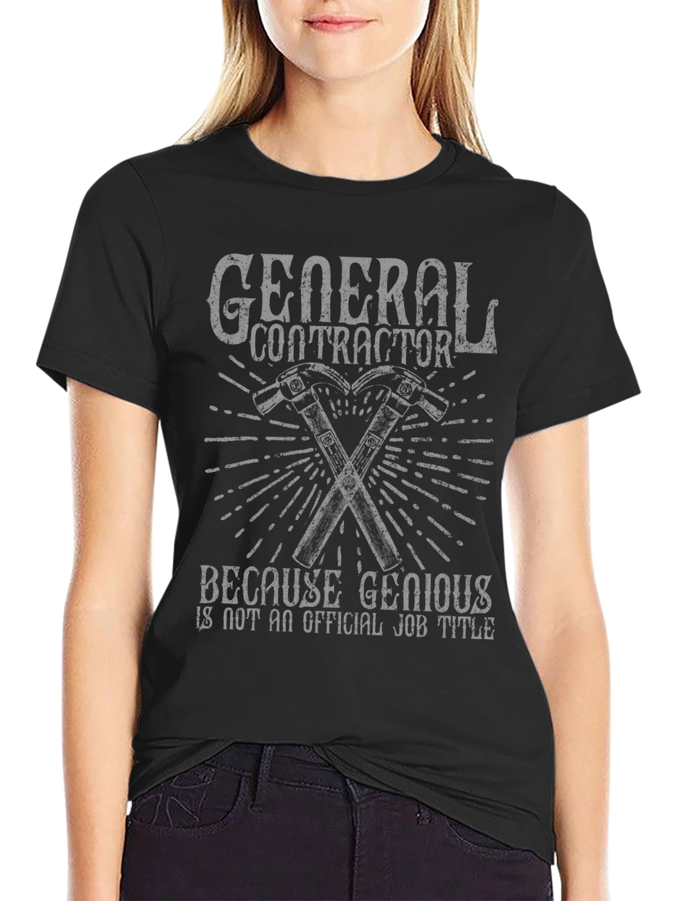 General Contractor T-Shirt - Genius Job Title Tee