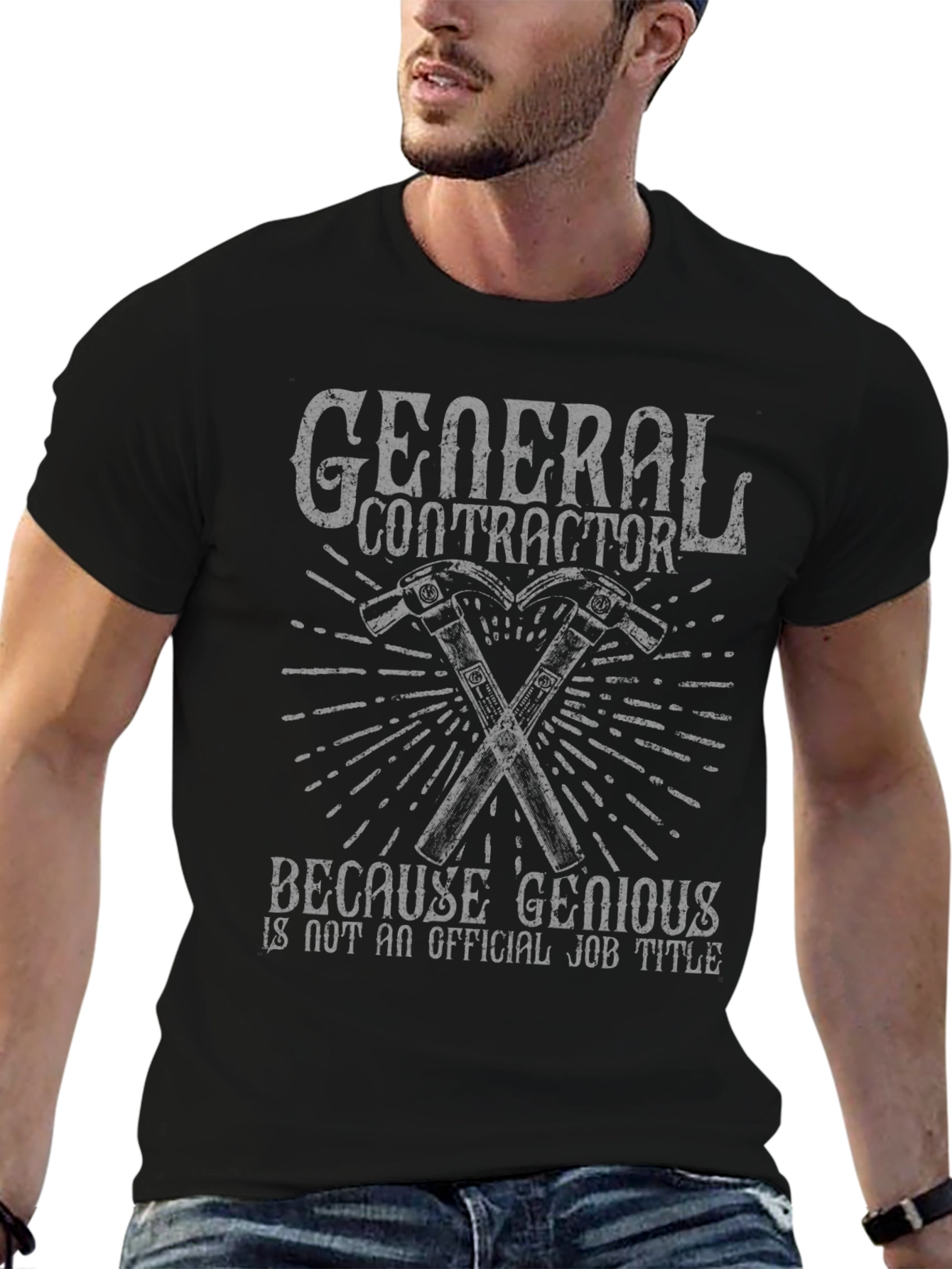General Contractor T-Shirt - Genius Job Title Tee