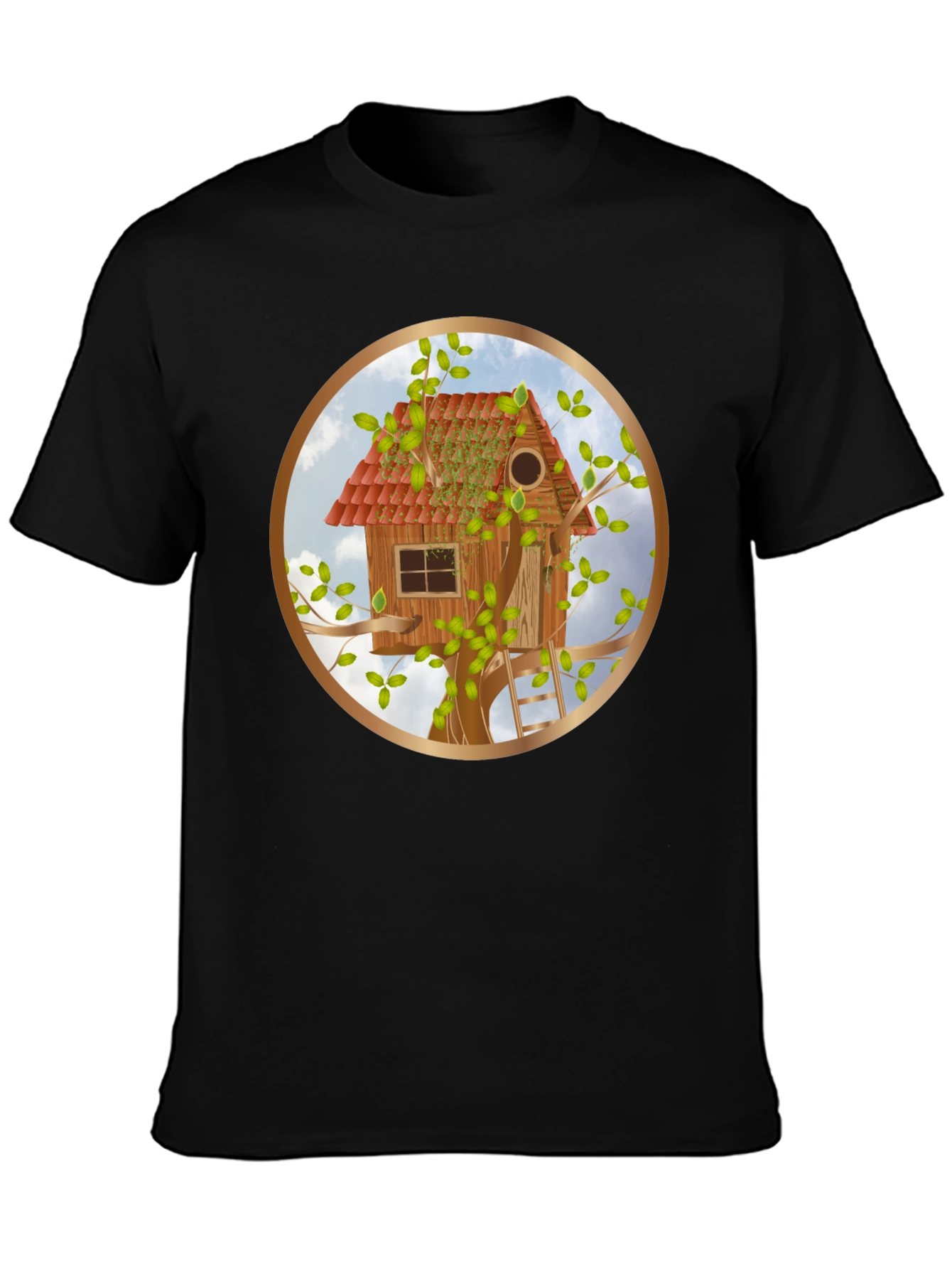 Treehouse Graphic T-Shirt - Nature Lover Tee