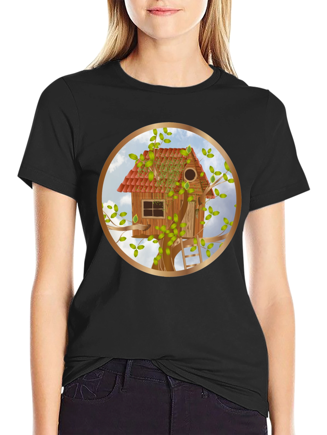Treehouse Graphic T-Shirt - Nature Lover Tee