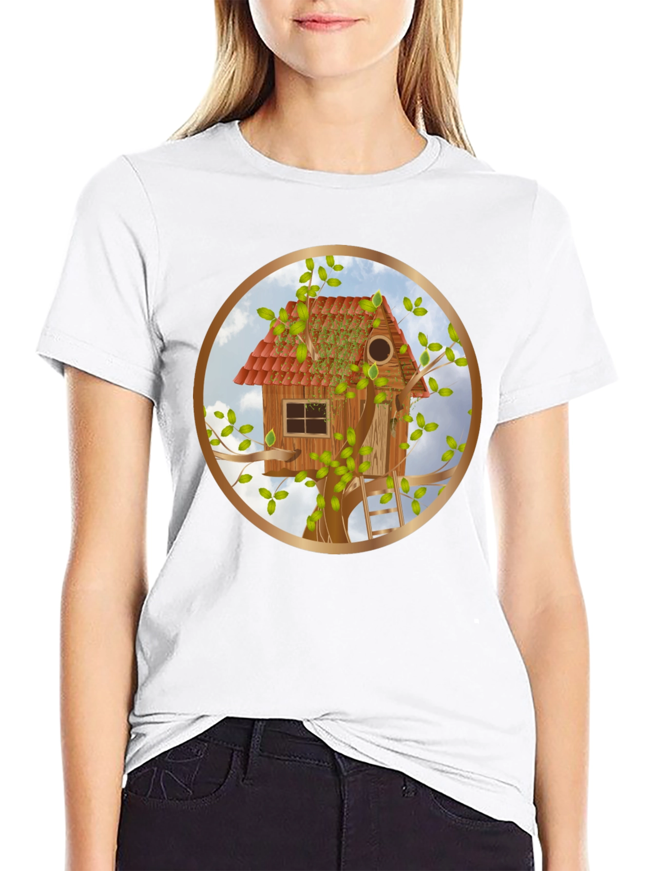 Treehouse Graphic T-Shirt - Nature Lover Tee