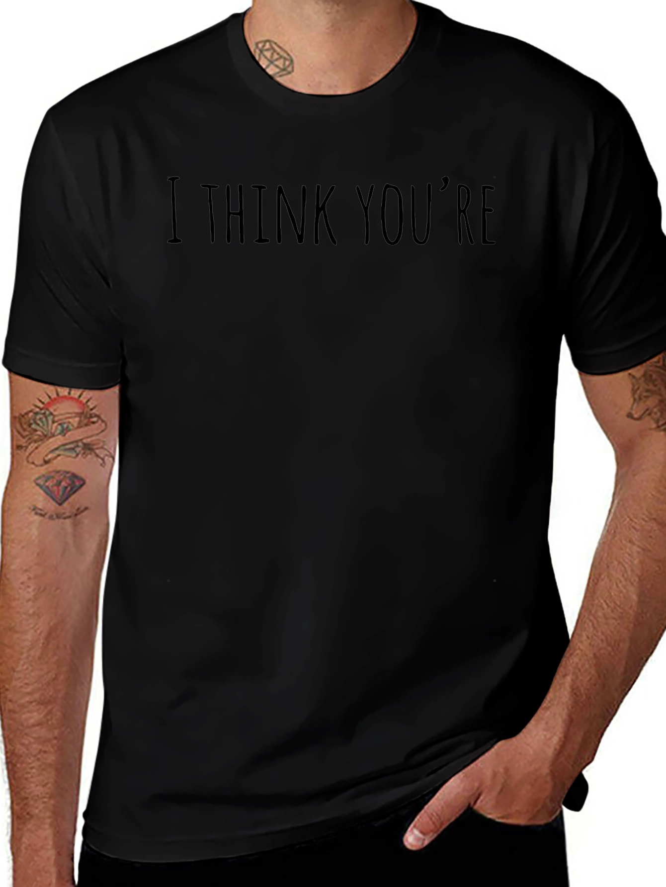 I Think Youre Funny Black T-Shirt