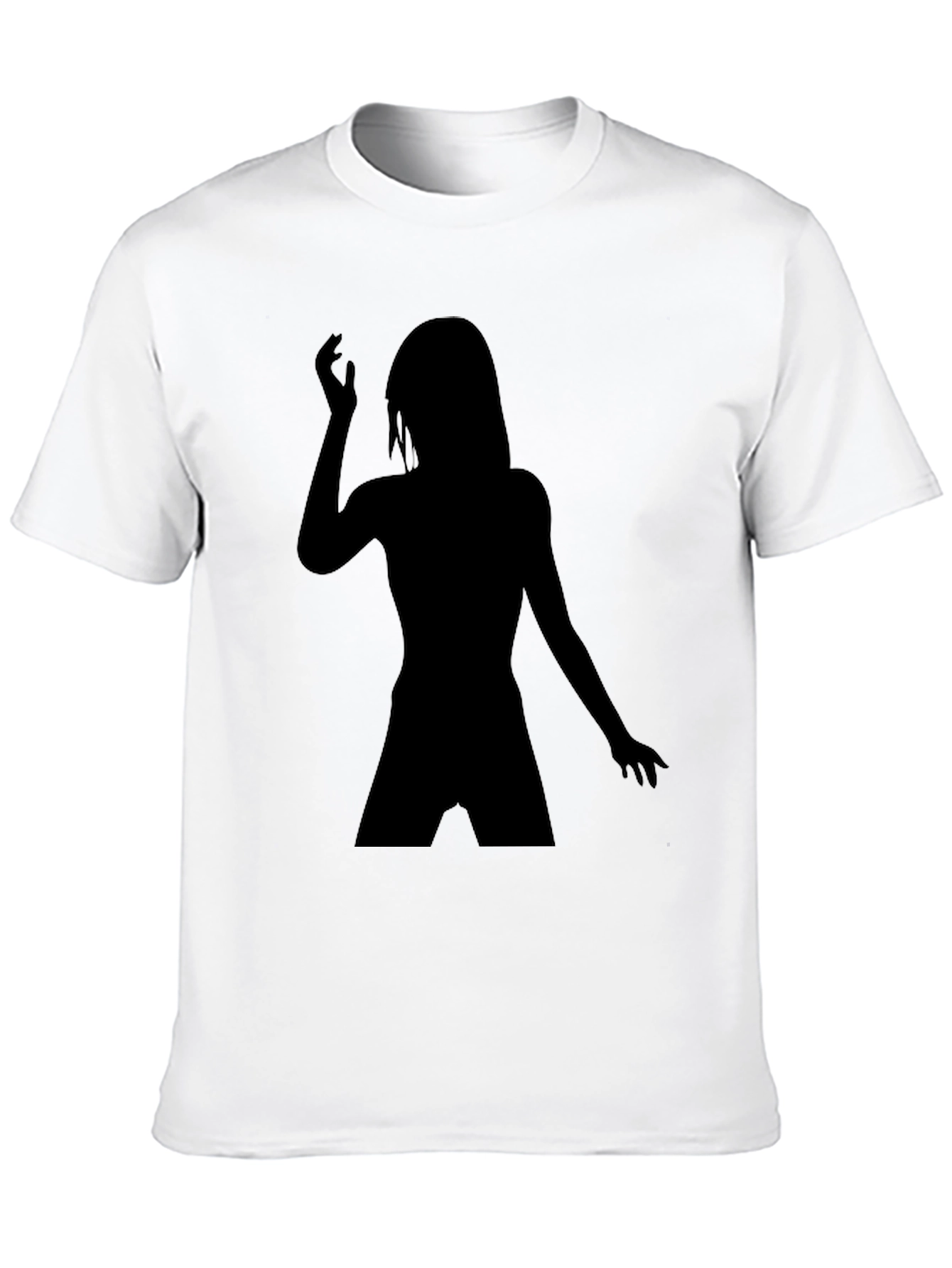 Silhouette Woman Graphic Tee - Soft Cotton Blend