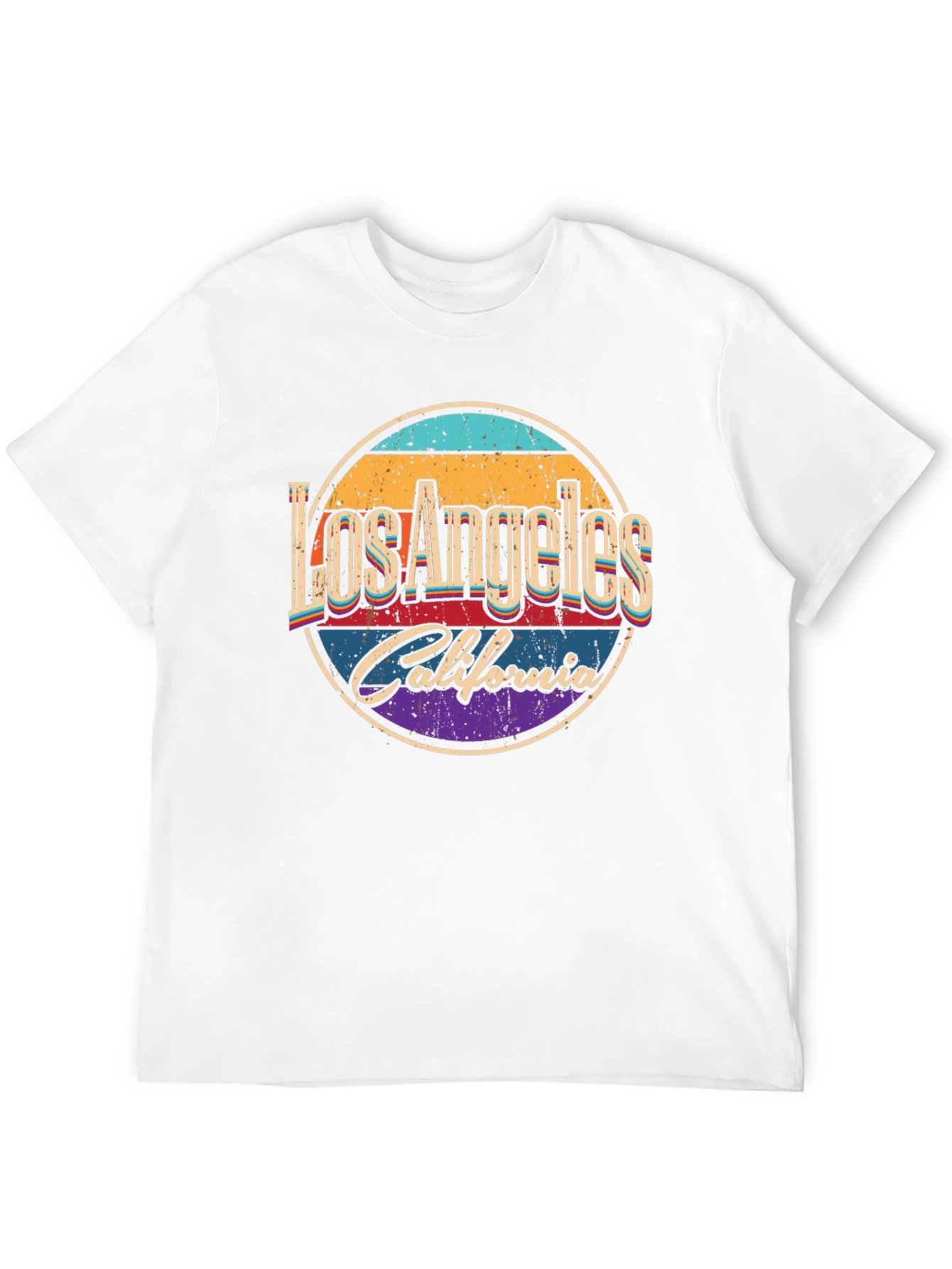 Retro Los Angeles California Graphic T-Shirt