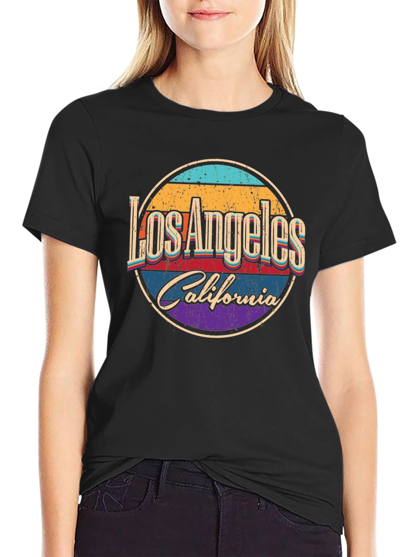 Retro Los Angeles California Graphic T-Shirt