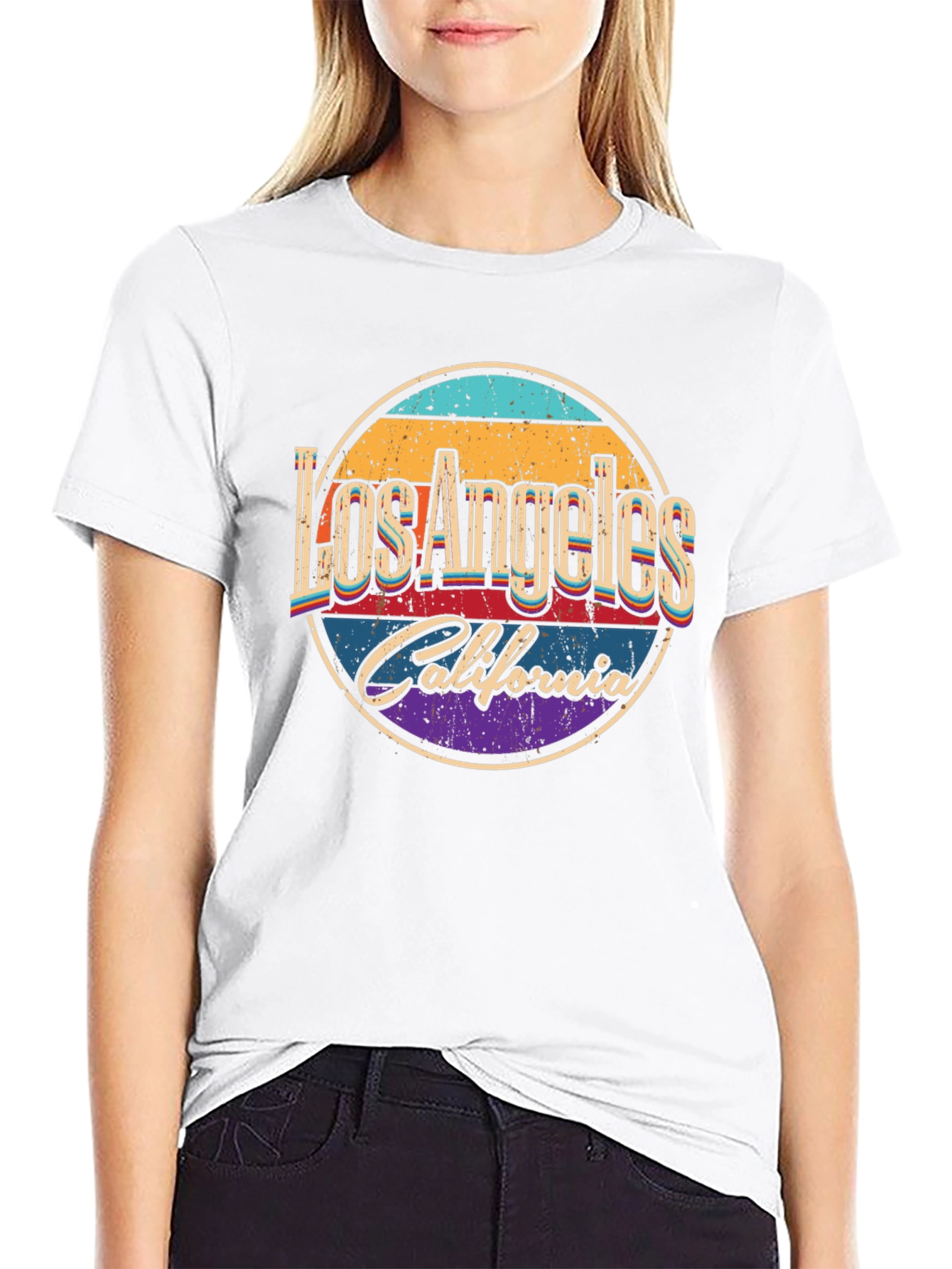 Retro Los Angeles California Graphic T-Shirt