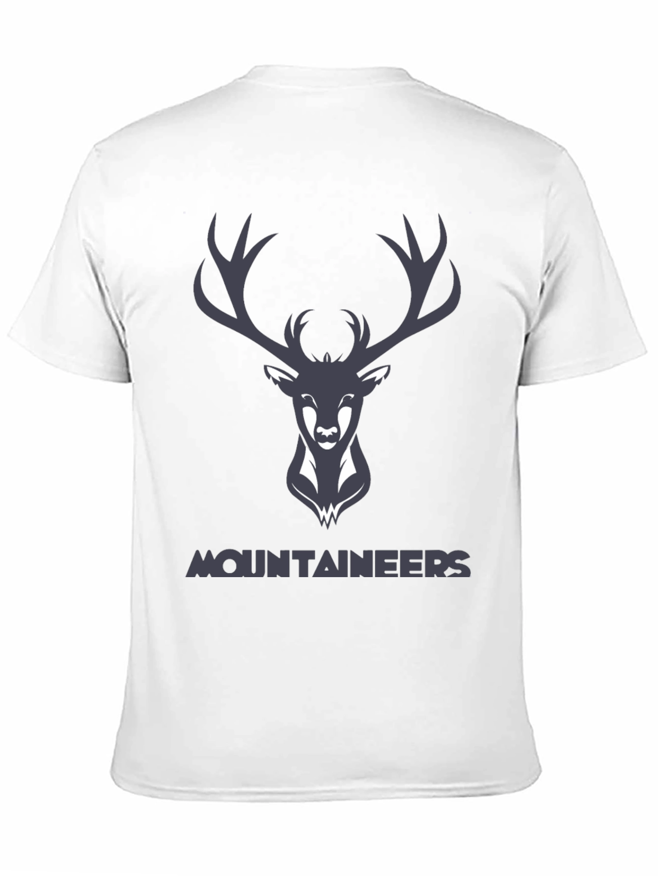 Mountaineers Black Graphic Tee with Deer Logo