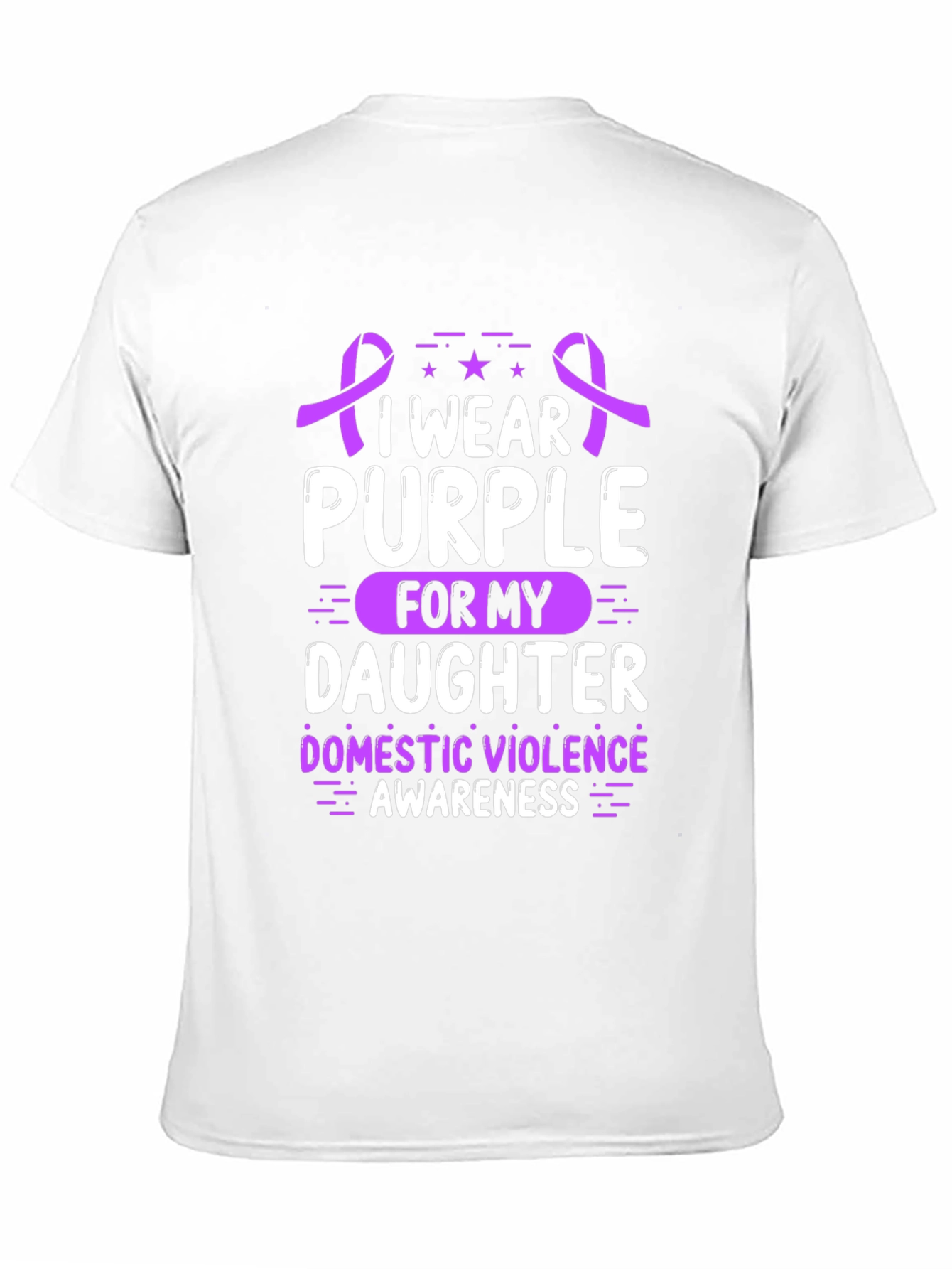 I Wear Purple for My Daughter T-Shirt
