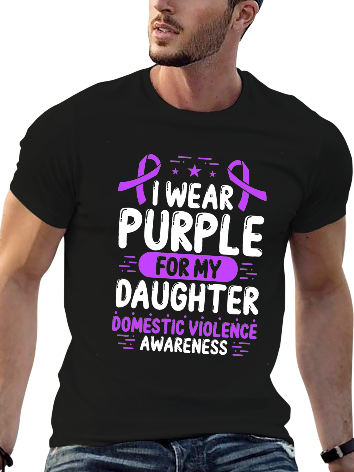 I Wear Purple for My Daughter T-Shirt