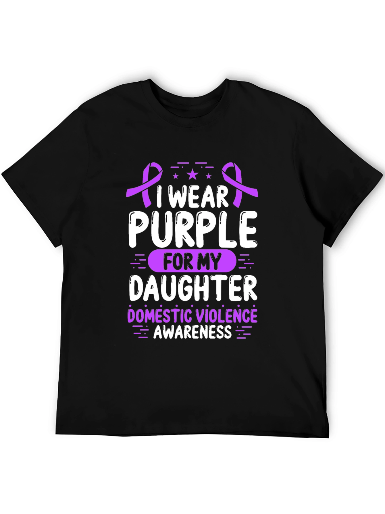 I Wear Purple for My Daughter T-Shirt