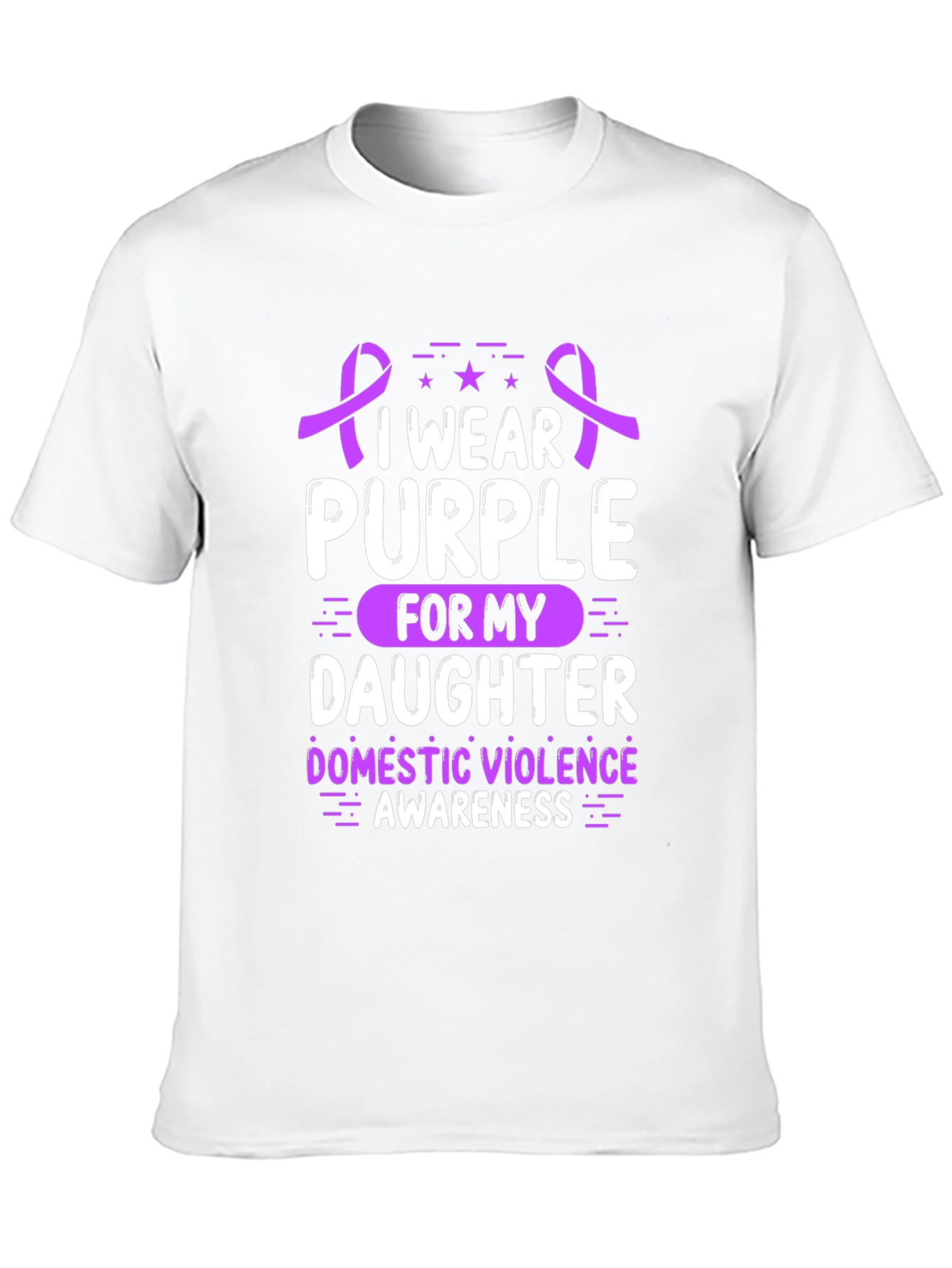 I Wear Purple for My Daughter T-Shirt