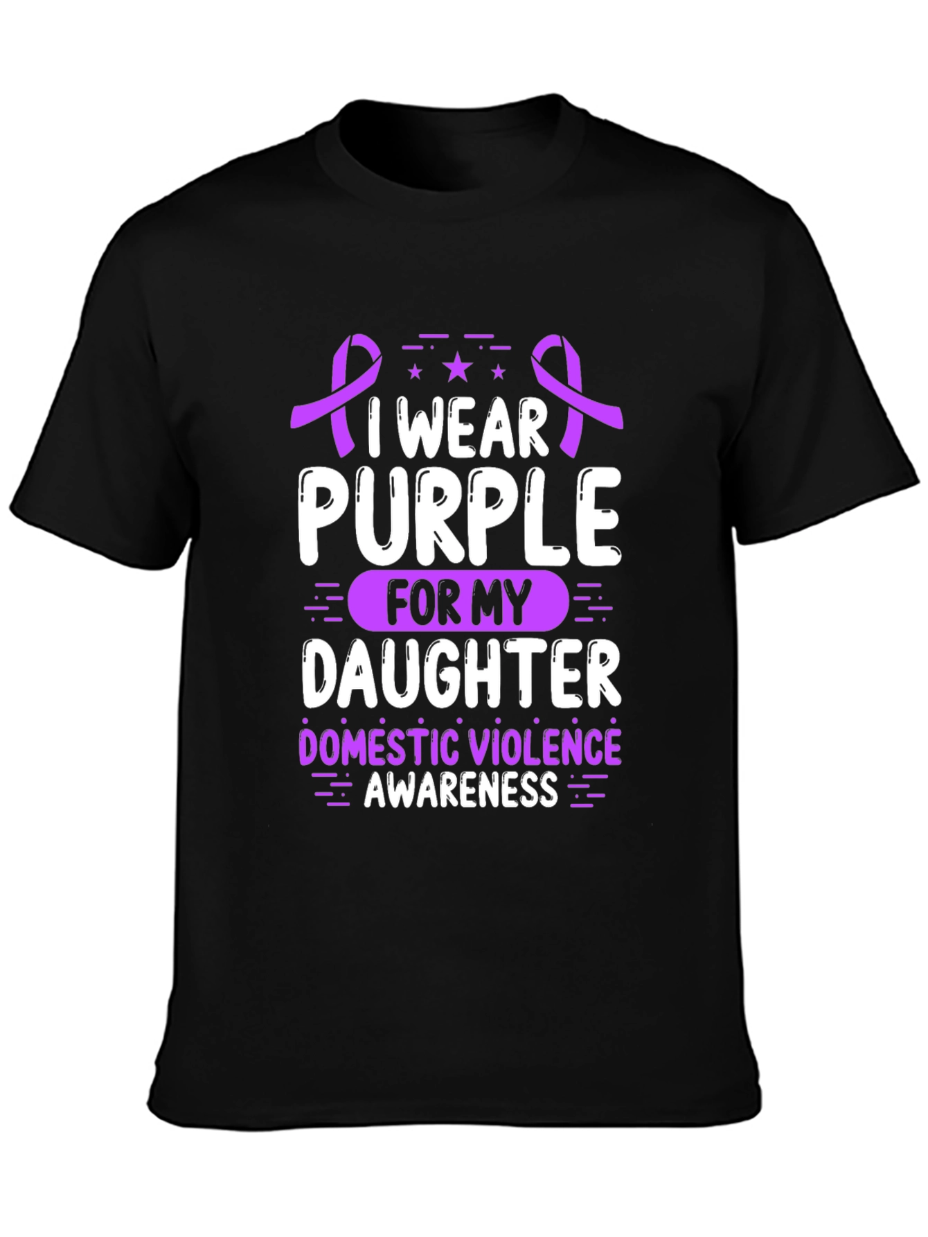 I Wear Purple for My Daughter T-Shirt