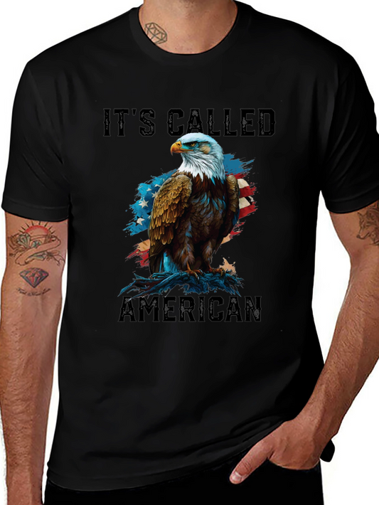 Its Called American Patriotic Eagle Graphic Tee