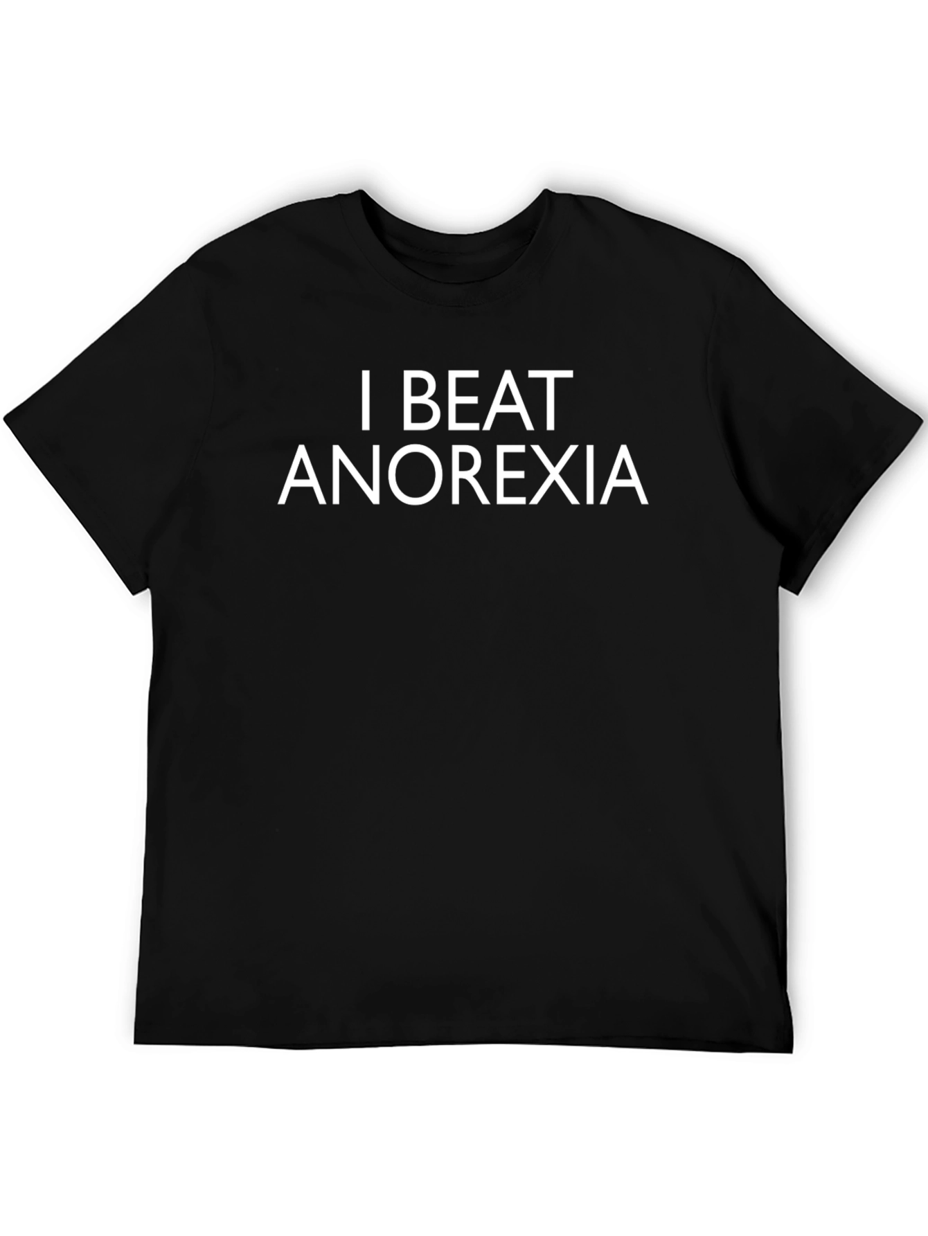 I Beat Anorexia T-Shirt Recovery Tee