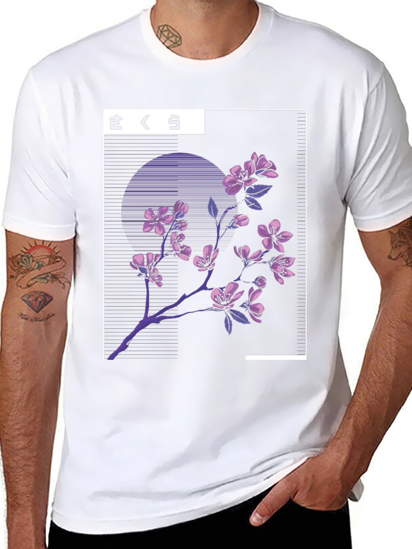 Sakura Blossom T-Shirt - Japanese Style