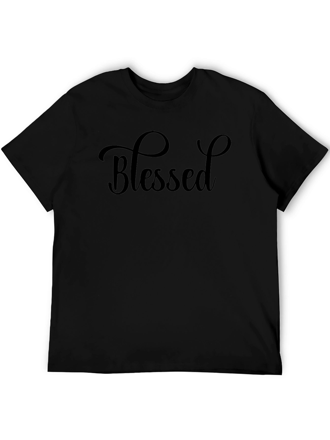 Blessed Black Tee - Stylish Comfort