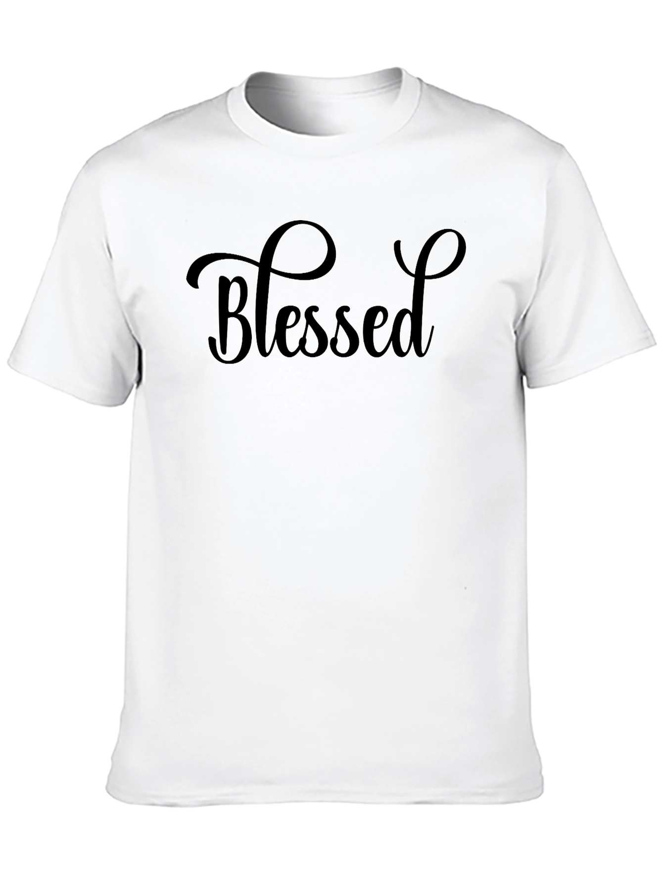 Blessed Black Tee - Stylish Comfort