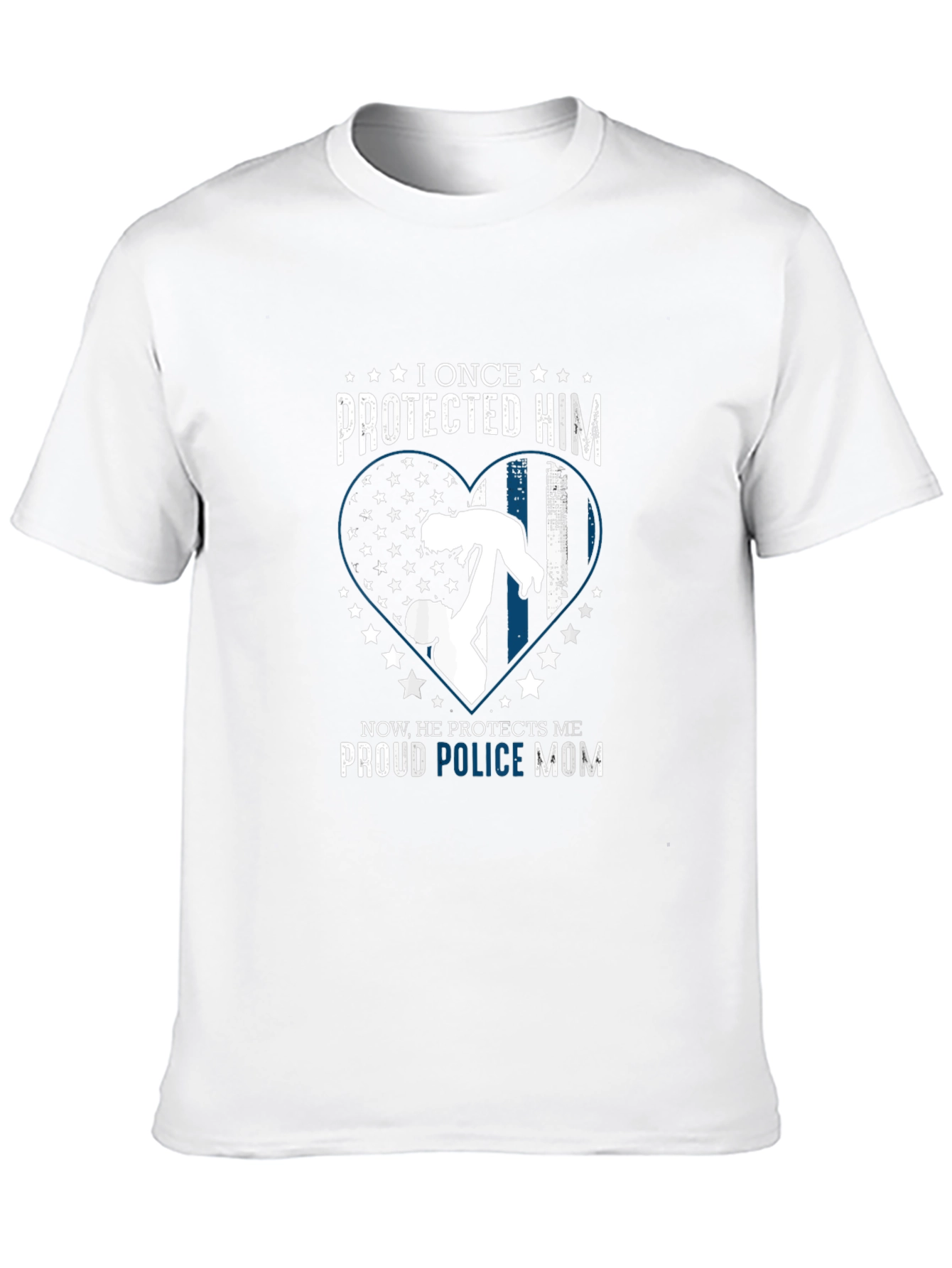 Proud Police Mom T-Shirt