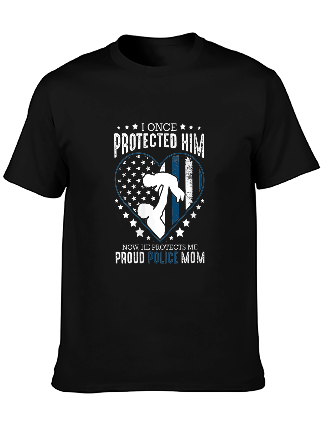 Proud Police Mom T-Shirt
