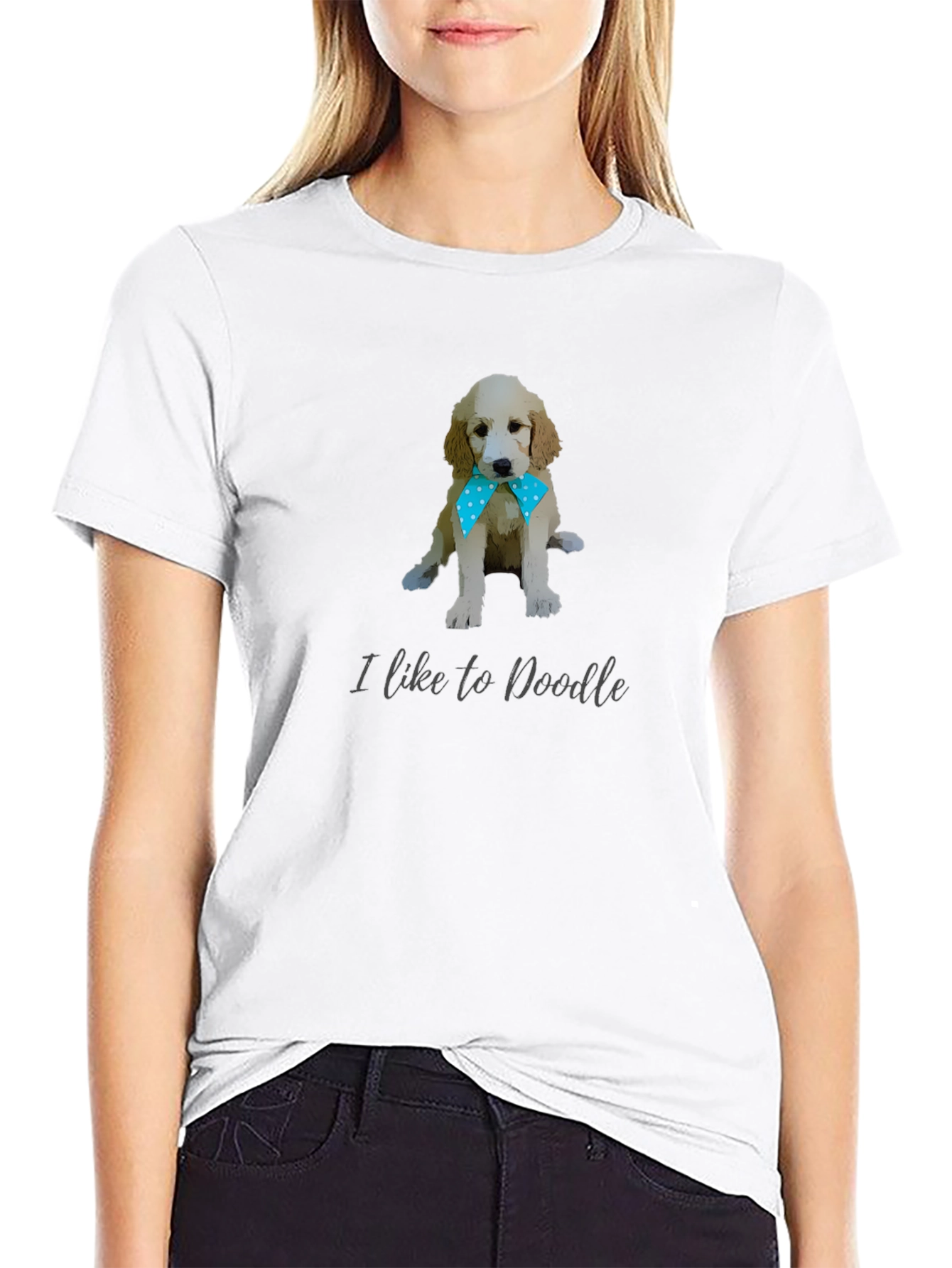I Like to Doodle Dog T-Shirt