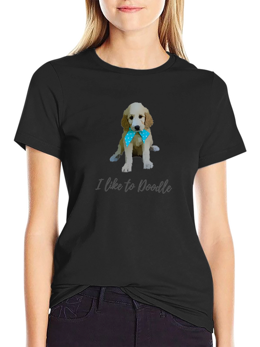 I Like to Doodle Dog T-Shirt