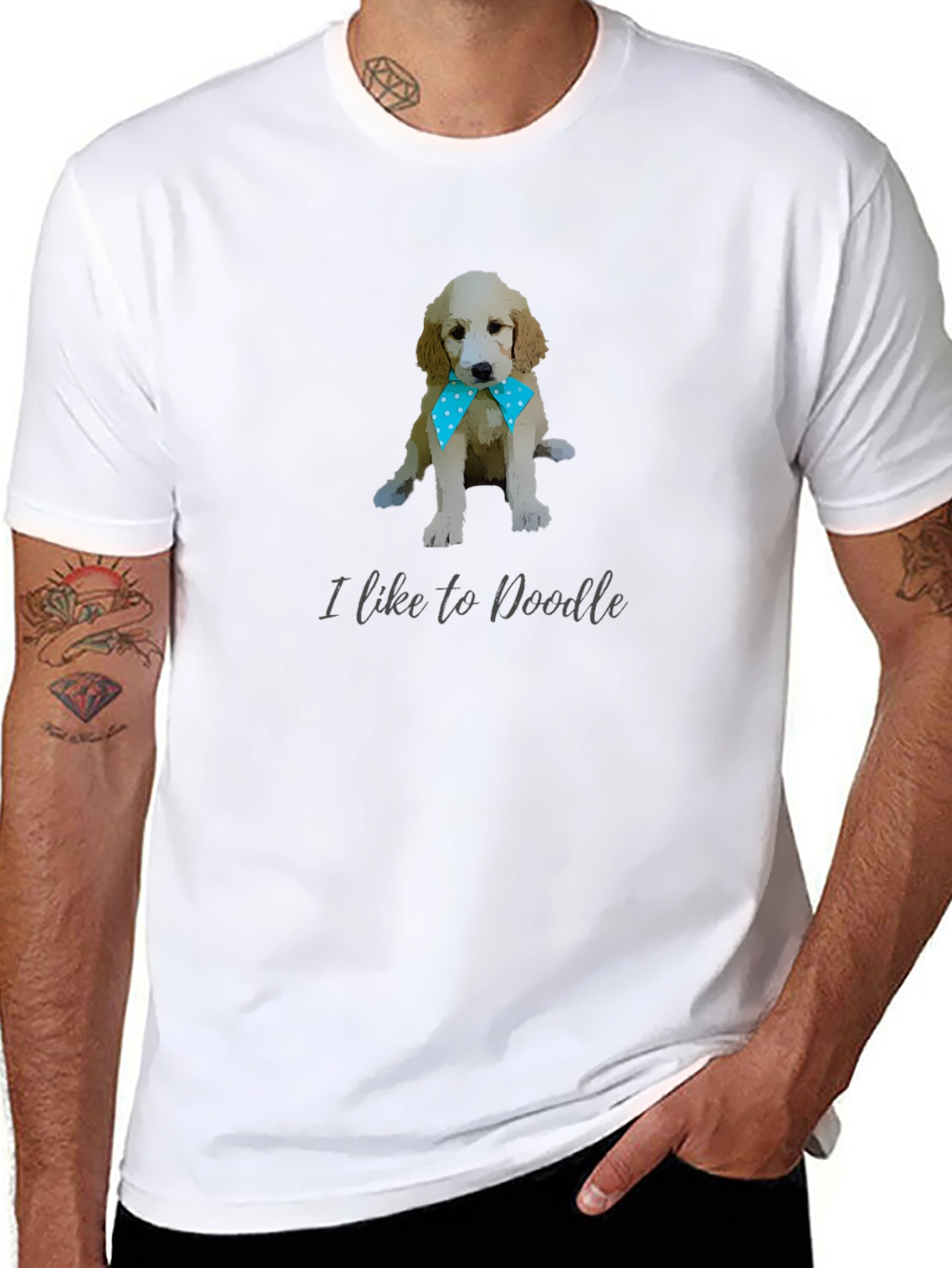 I Like to Doodle Dog T-Shirt