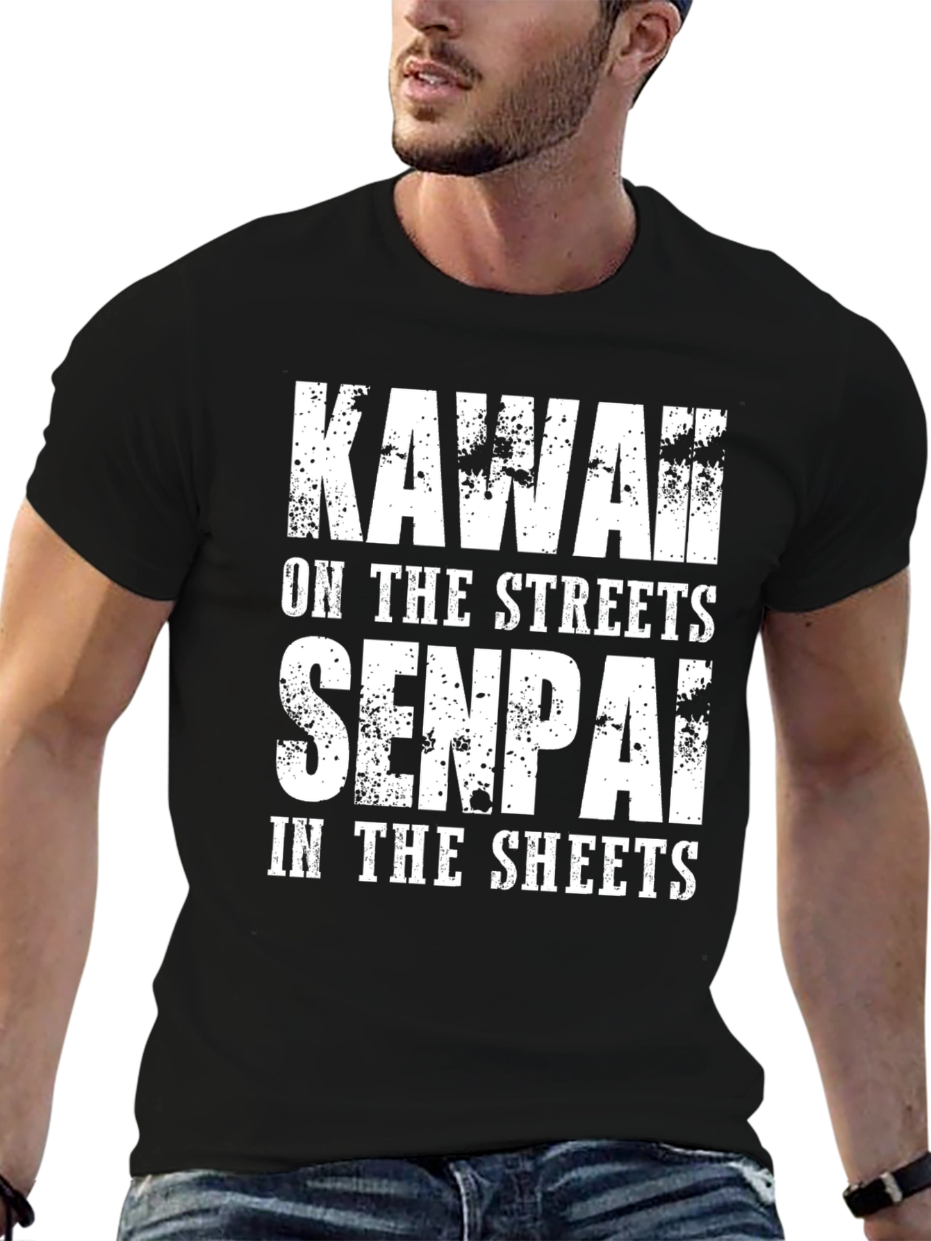 Kawaii Senpai T-Shirt - Funny Anime Inspired Design