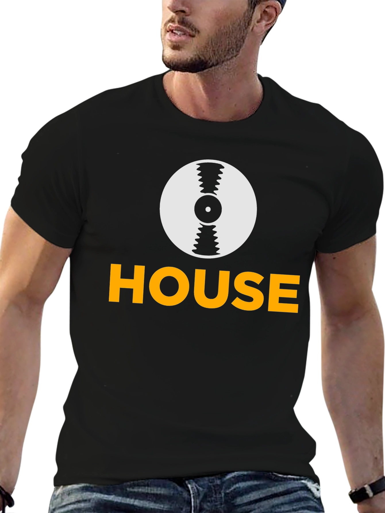 House Music Record Graphic Tee