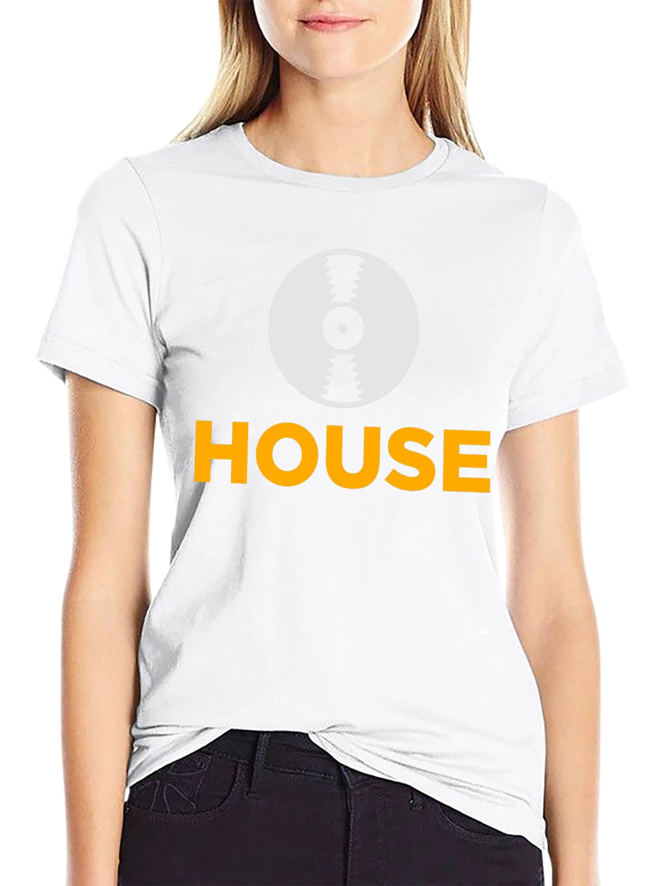 House Music Record Graphic Tee