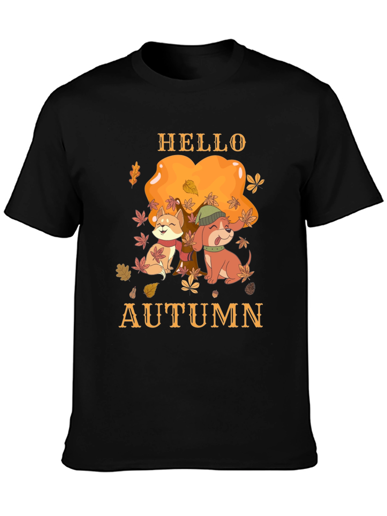 Hello Autumn Dog T-Shirt